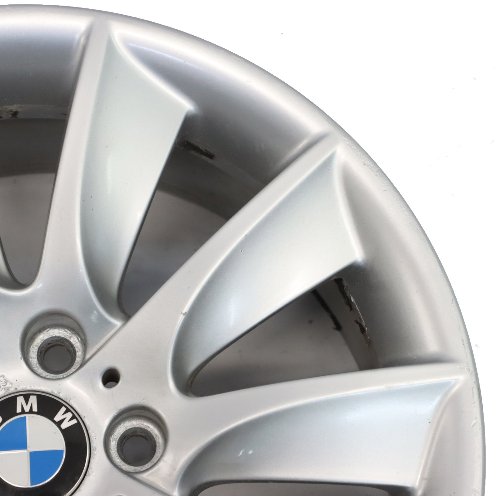 BMW F10 F11 Silver Light Wheel Rim 18" 9J ET:44 Turbine Styling 329 6790175