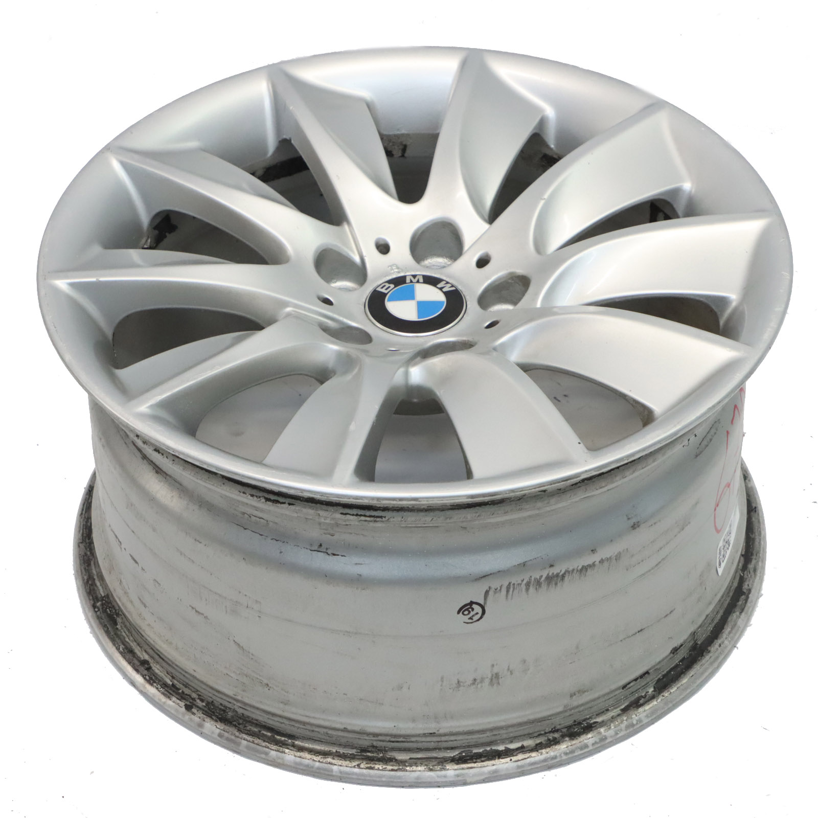 BMW F10 F11 Silver Light Wheel Rim 18" 9J ET:44 Turbine Styling 329 6790175