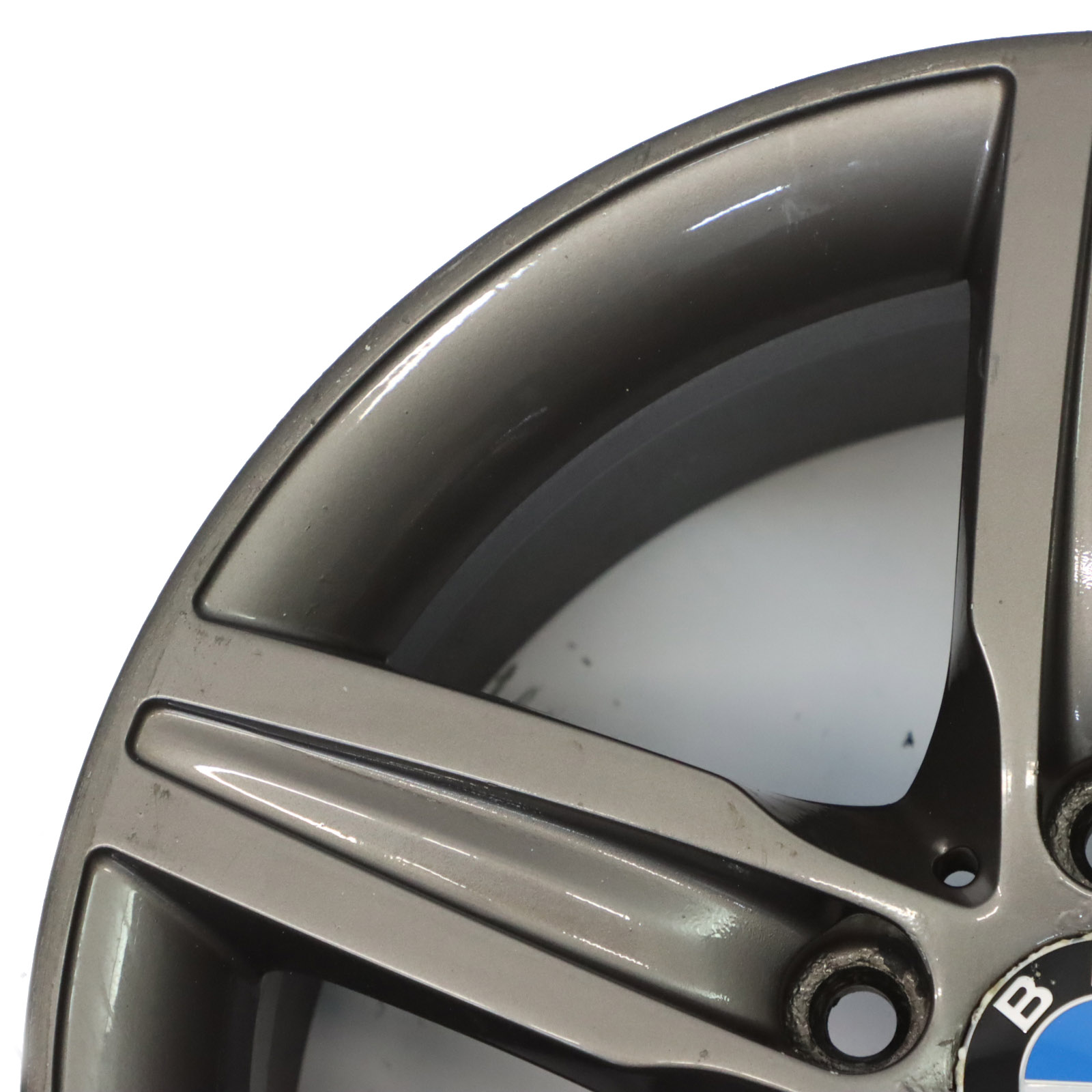 BMW F20 F21 F22 Grau Alu Felge Alufelge 17" Sternspeiche 379 ET:43 6850151