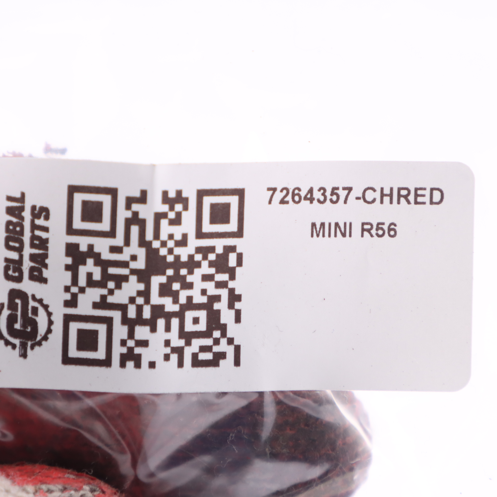 Mini R56 LCI hintere Stoßstange Abschleppöse Abdeckung Chili Rot 851 7264357