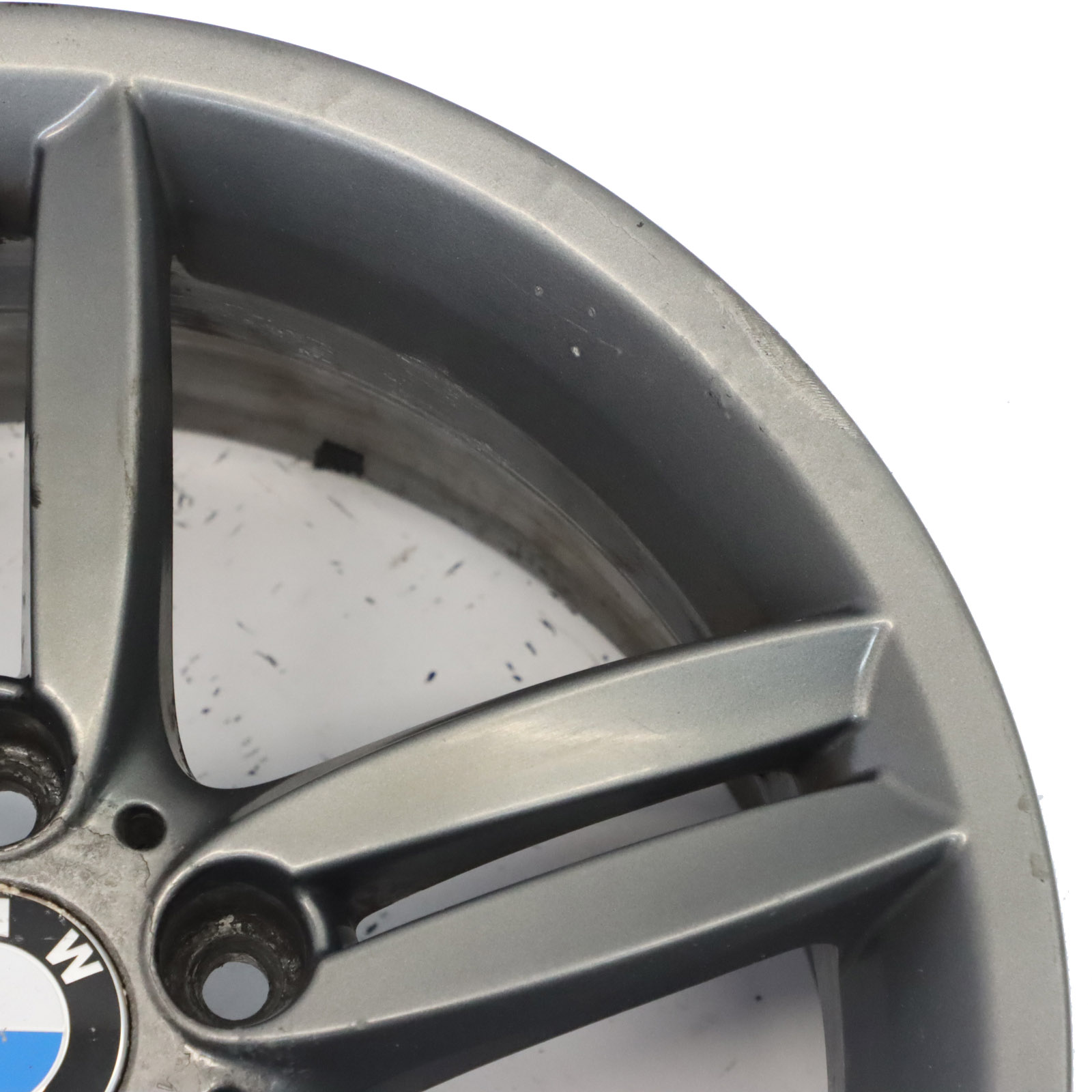 BMW E81 E87 Hinten Grau Leichtmetallfelge 18" 8,5J M Doppelspeiche 208 7839305