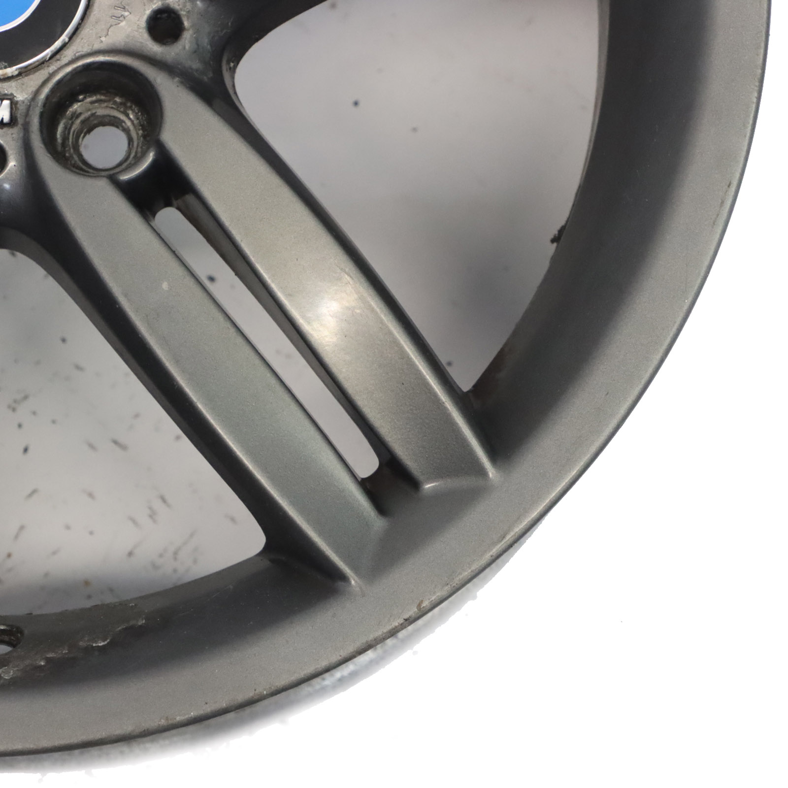 BMW E81 E87 Hinten Grau Leichtmetallfelge 18" 8,5J M Doppelspeiche 208 7839305