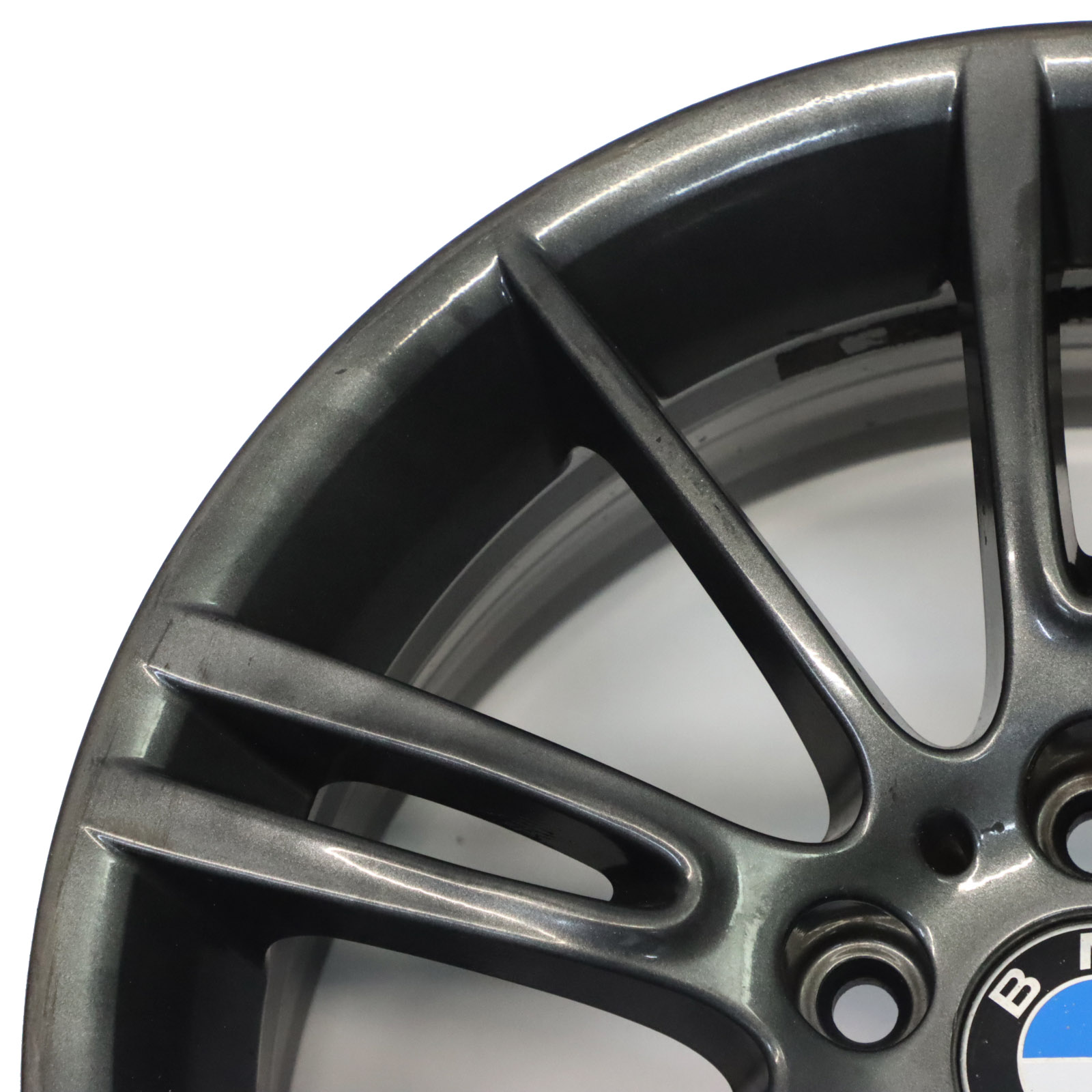 BMW E90 E91 E92 Ferricgrey Front Alloy Wheel Rim 18" ET:34 8J M Spider Spoke 193