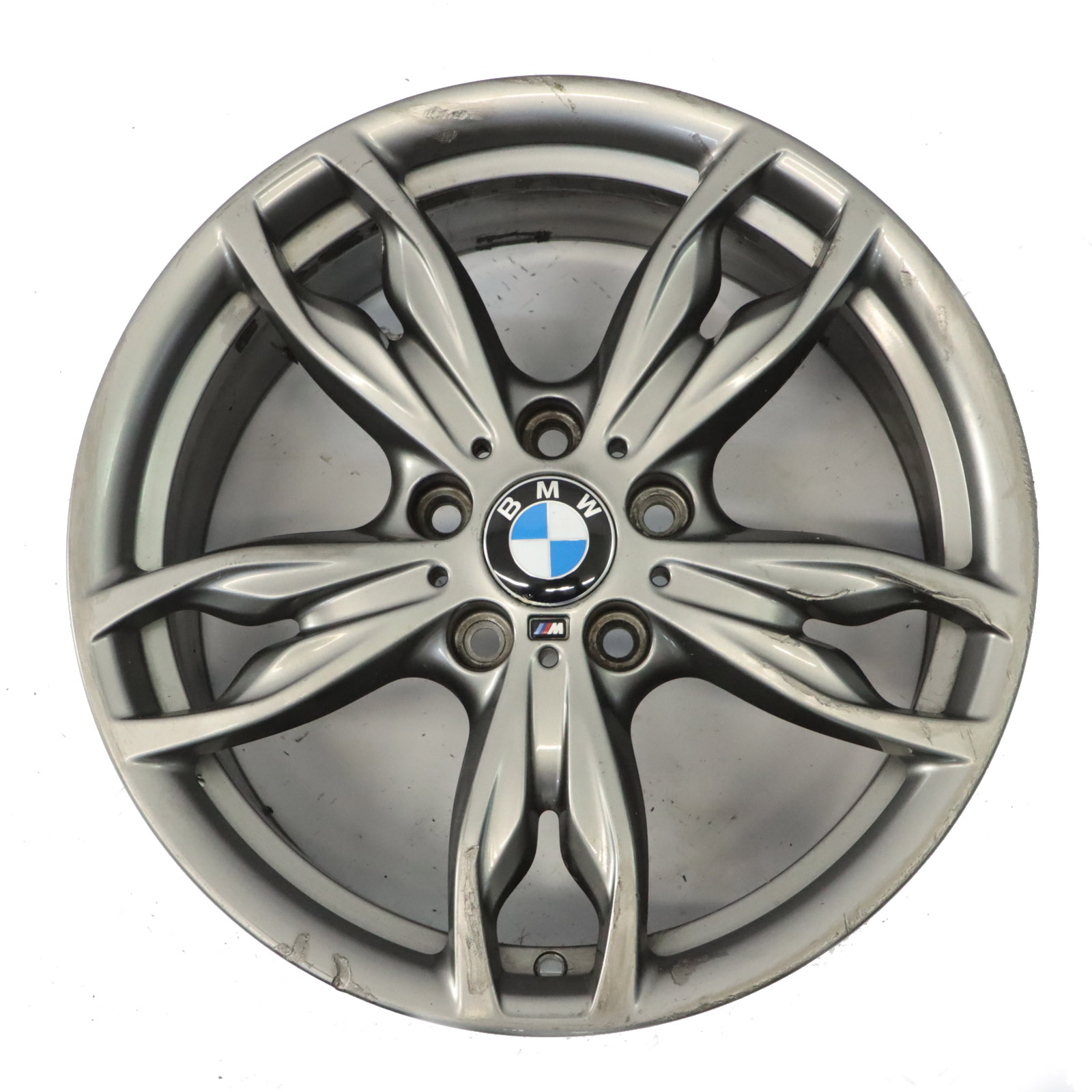 BMW F20 Jante avant en alliage gris ferrique 18" M Double Spoke 436 7,5J 7845870