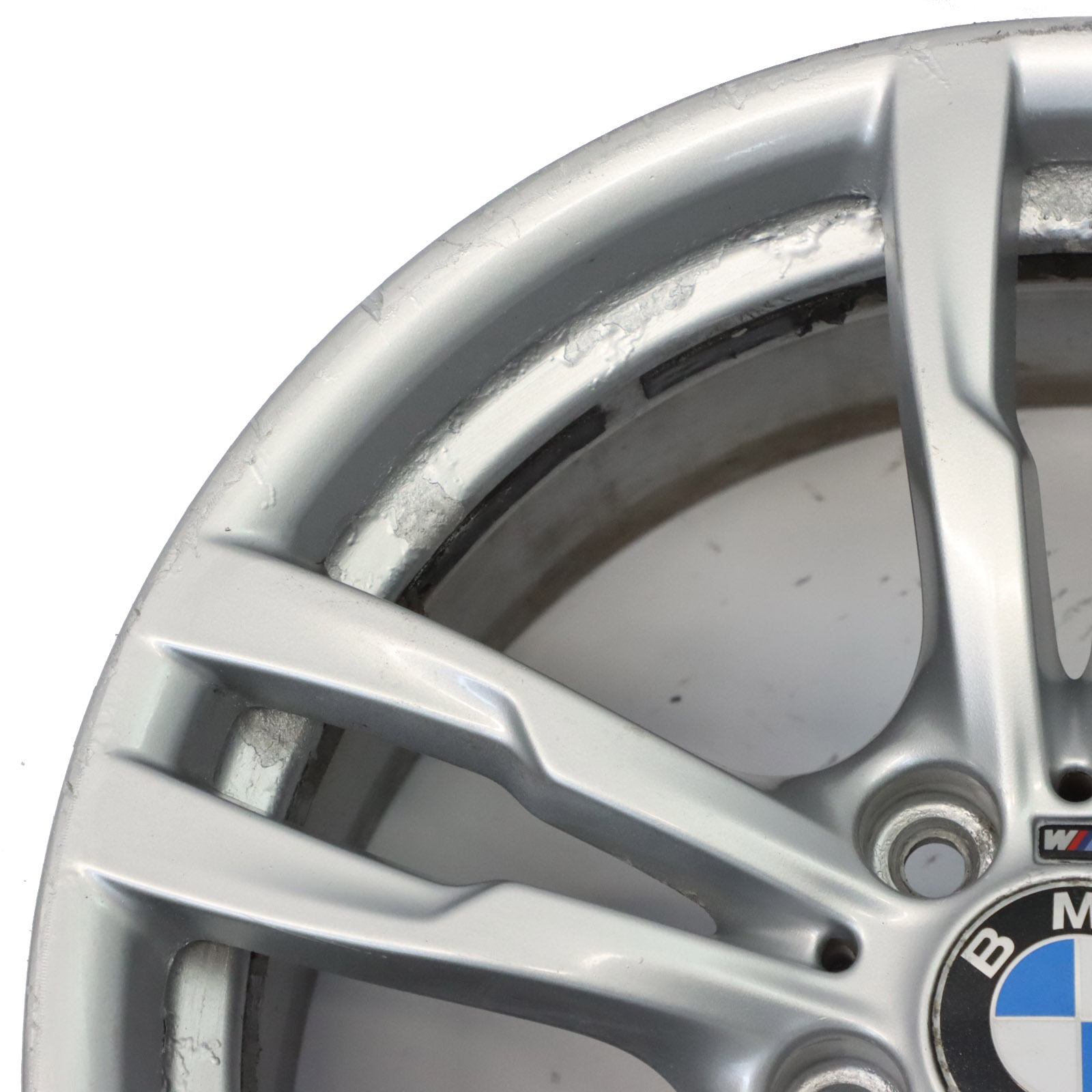 BMW F30 F31 F32 Silberne Leicht Metall Felge 18" 8J ET:34 7846778