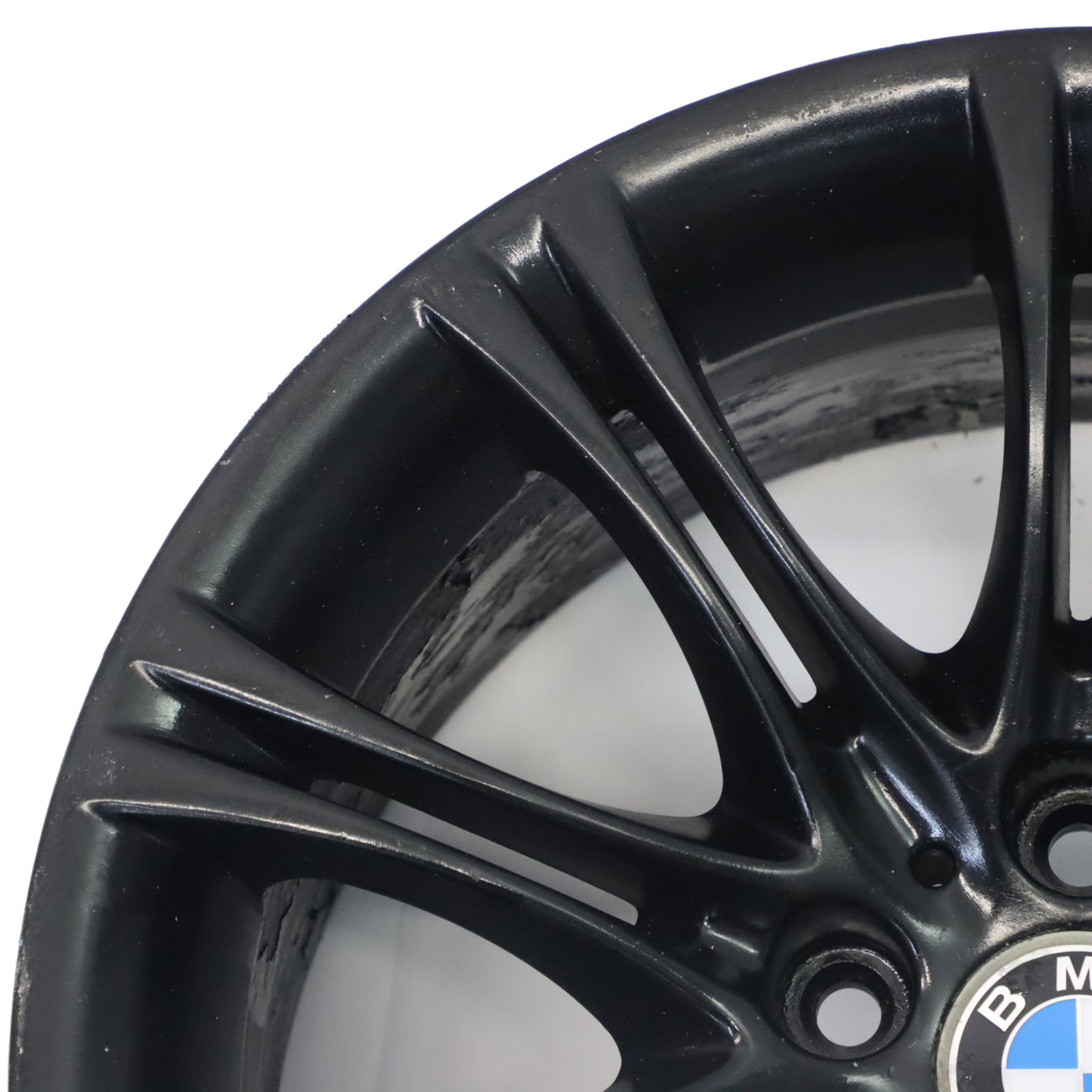 BMW E60 E61 Black Alloy Wheel Rim 18" 8J ET:20 M Double Spoke 135