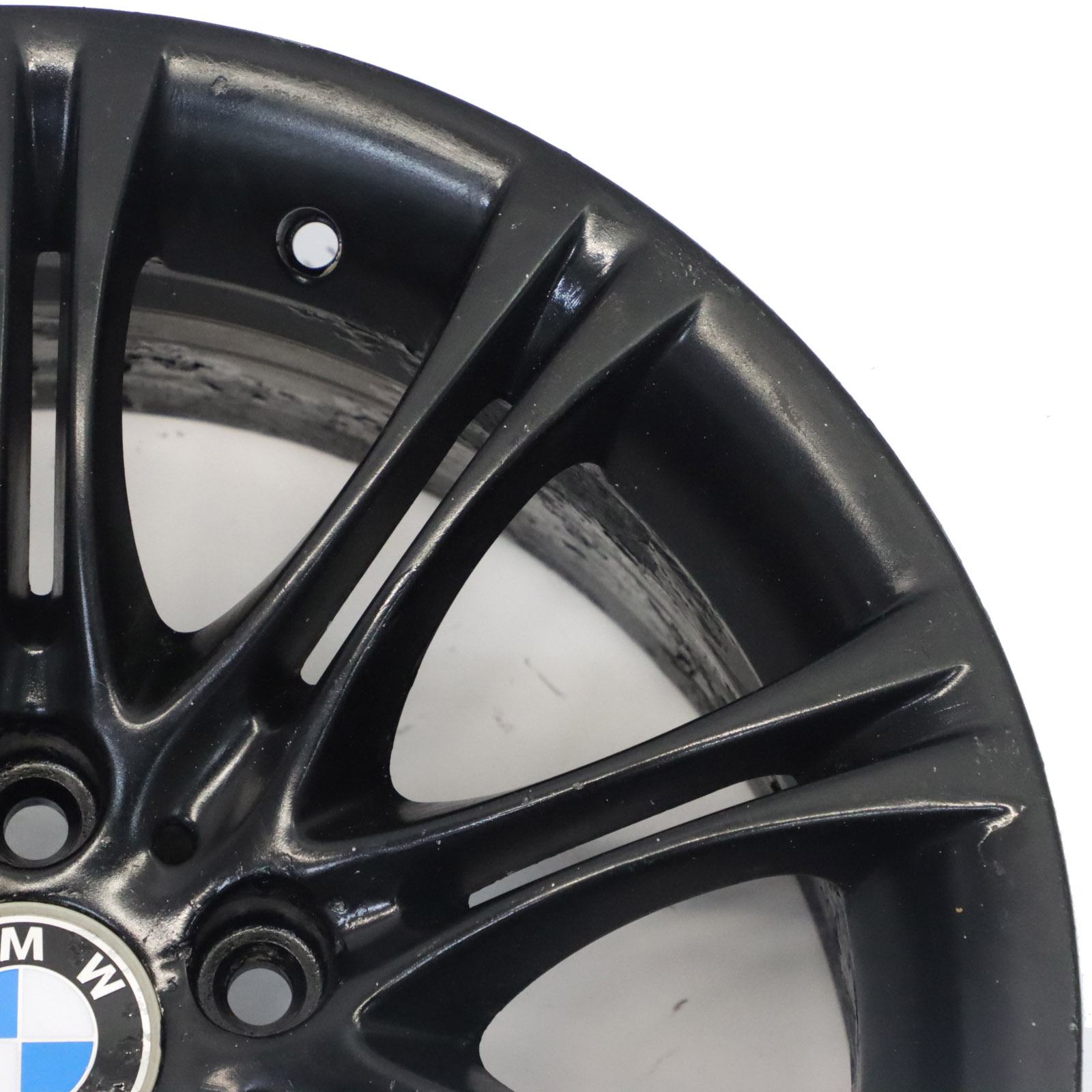 BMW E60 E61 Black Alloy Wheel Rim 18" 8J ET:20 M Double Spoke 135