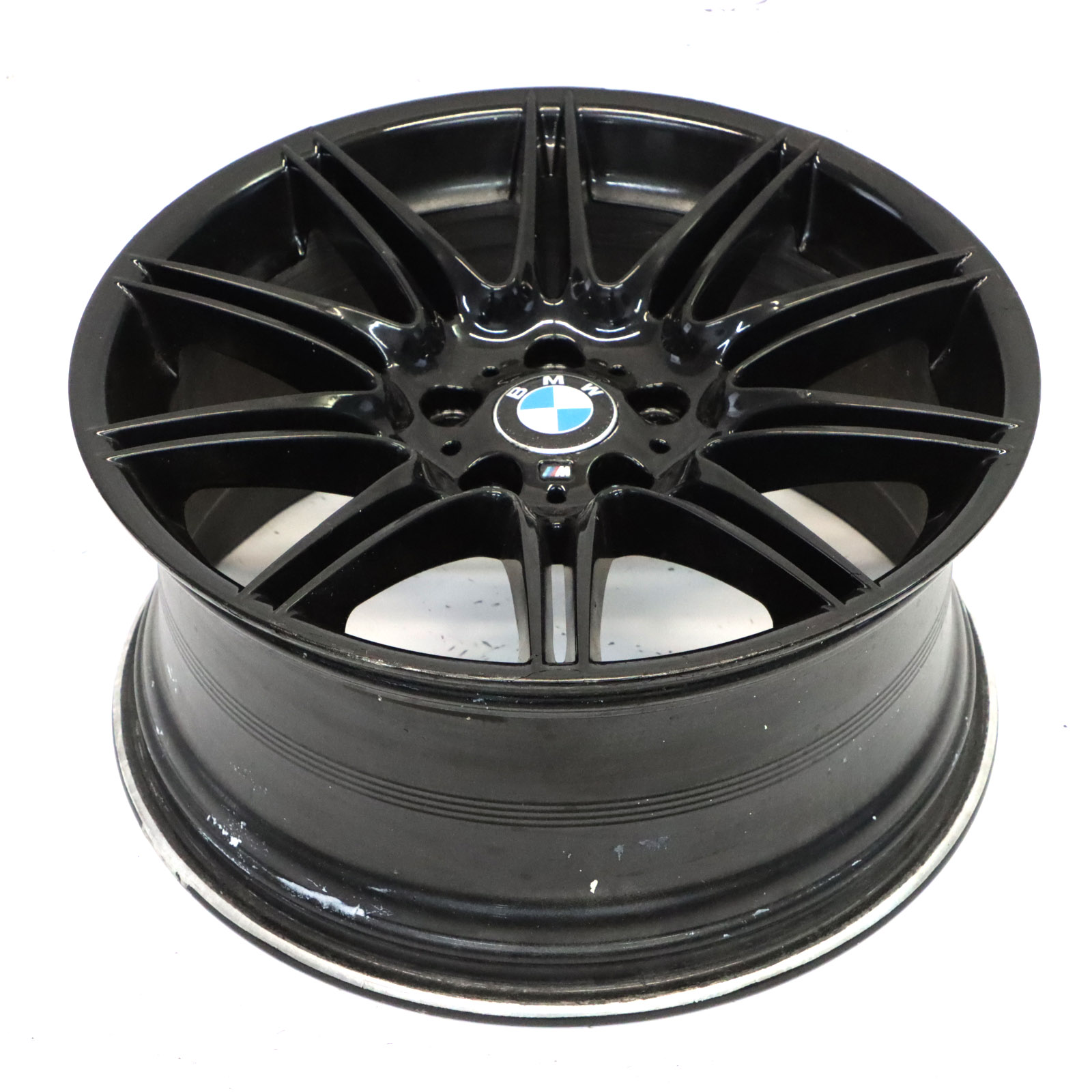 BMW E90 E91 Schwarz Hinten Alu Felge Alufelge 19" M Double Spoke 225 9J ET:39