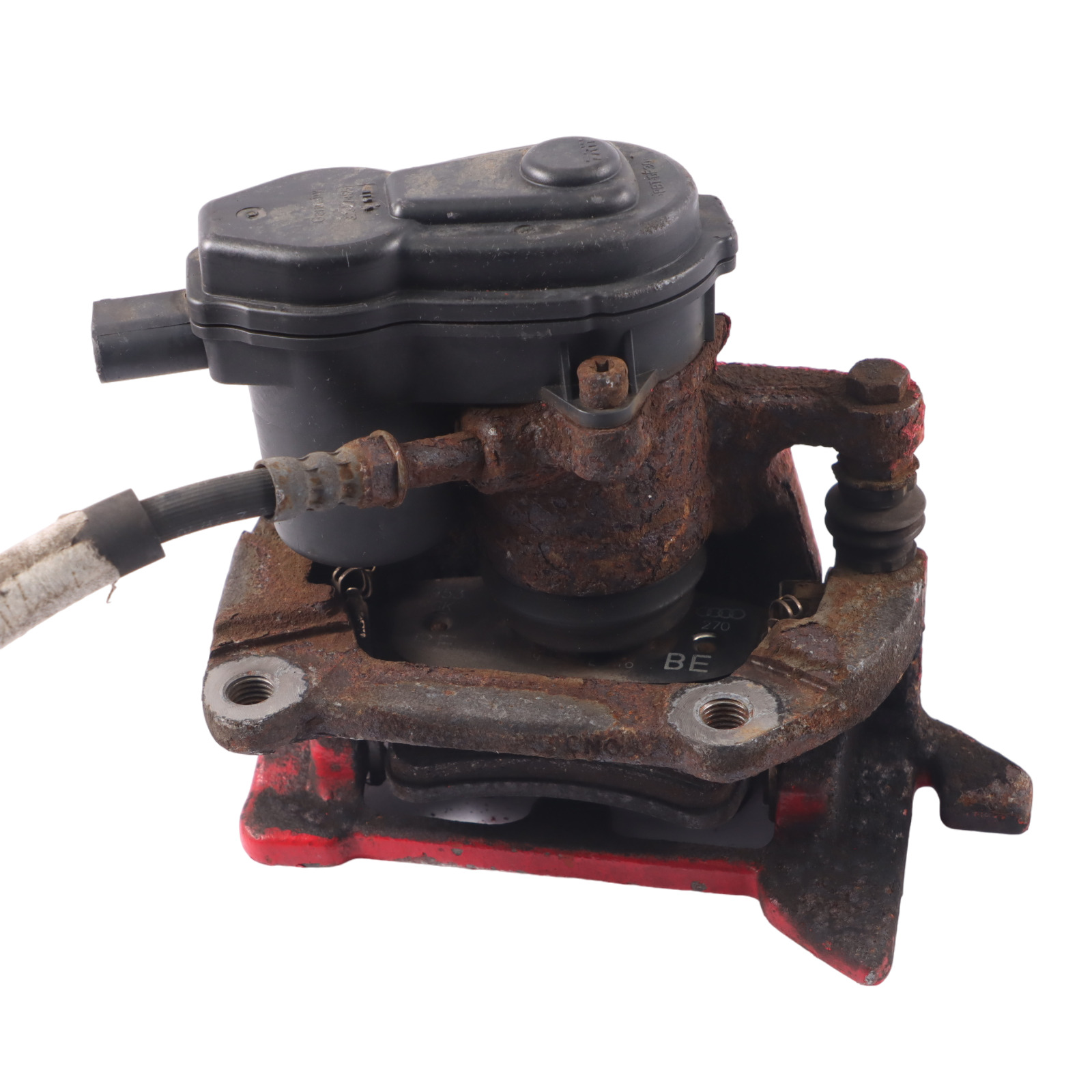 Audi A5 8T Bremssattel hinten links Radbremse Einheit Rot 8K0615403E