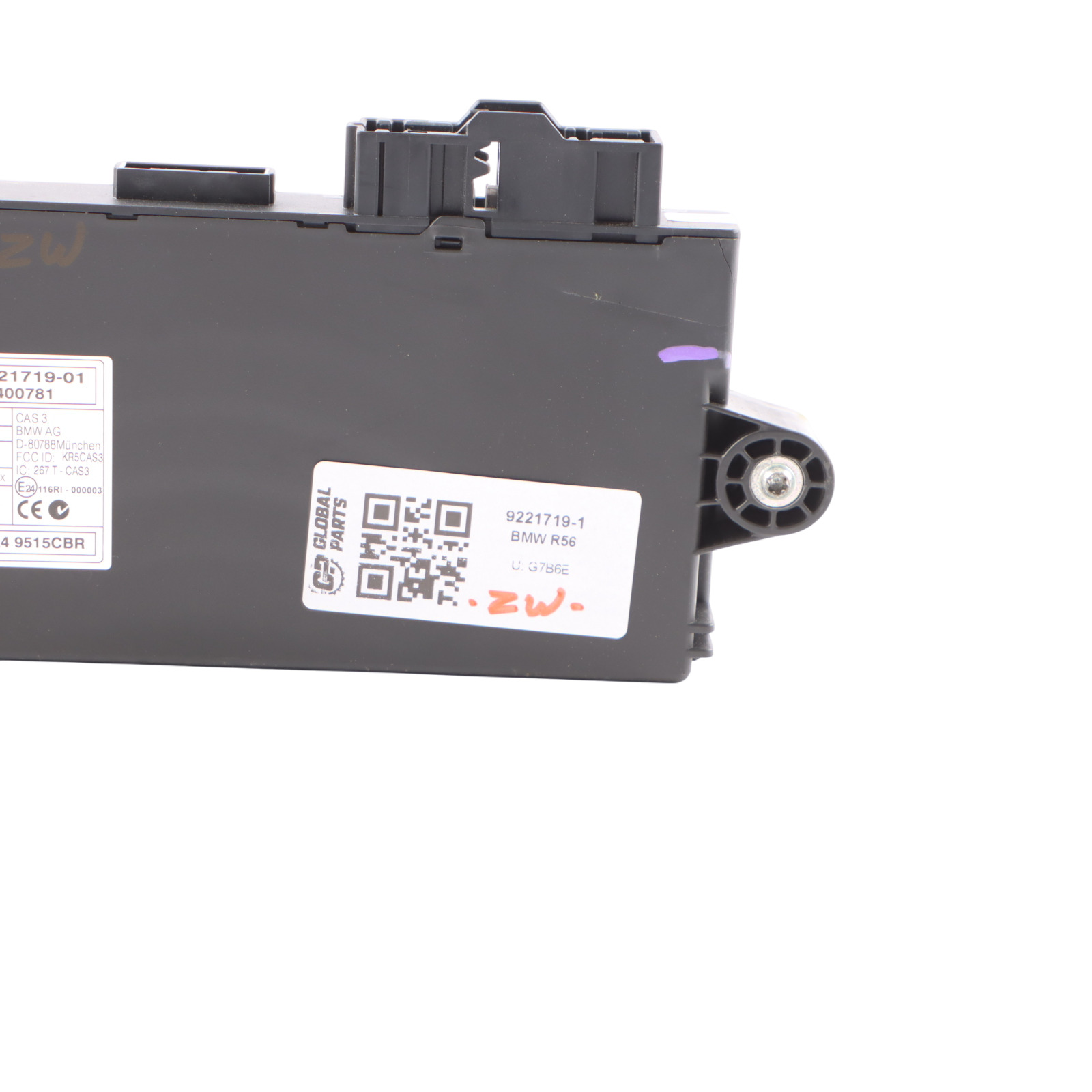 Mini Cooper R55 R56 R60 CAS 3 ECU Steuergerät Schlüssel-Lese-Modul 9221719