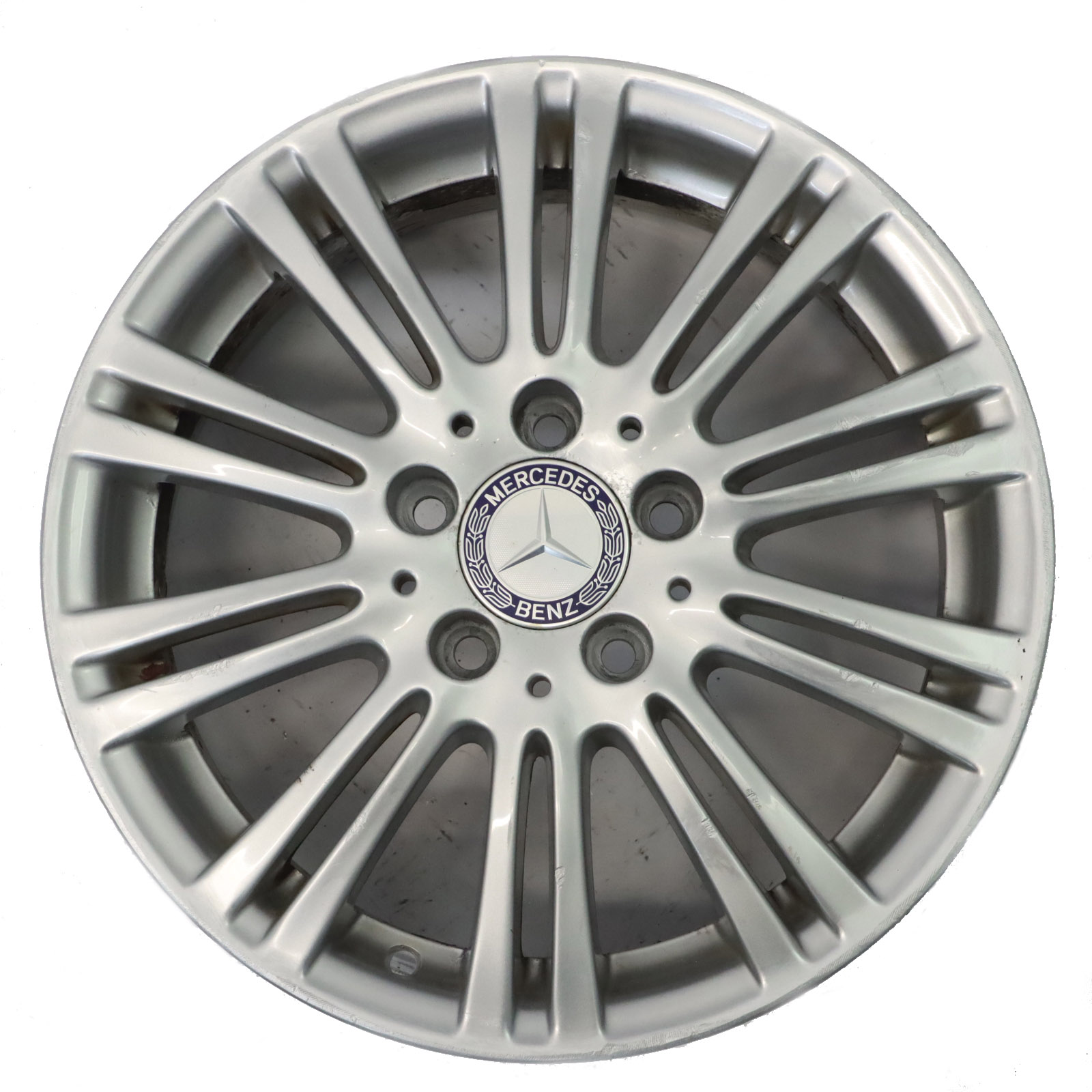 Mercedes W169 Silberne Leichtmetallfelge 16" 6J ET:46 A1694012102