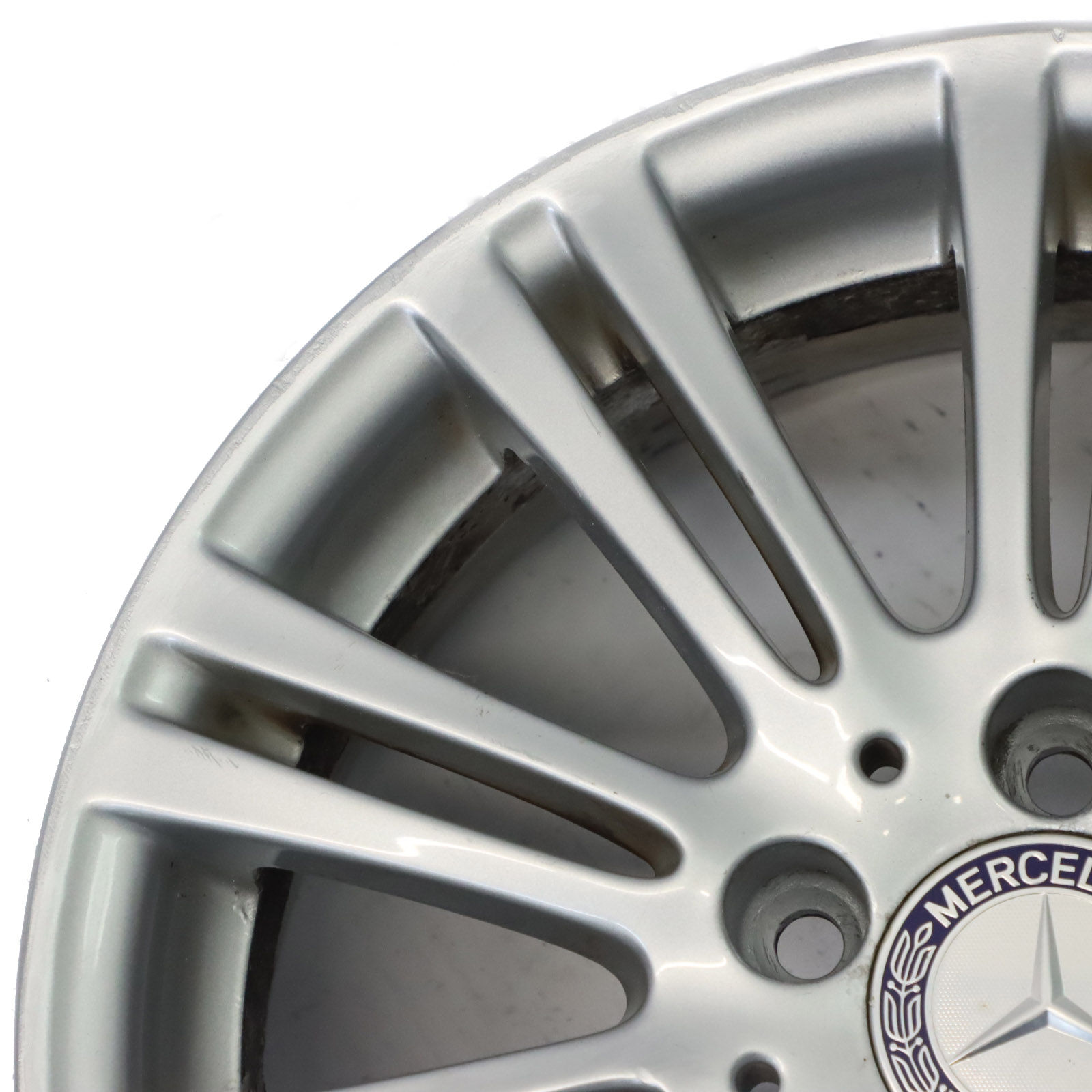 Mercedes W169 Silberne Leichtmetallfelge 16" 6J ET:46 A1694012102