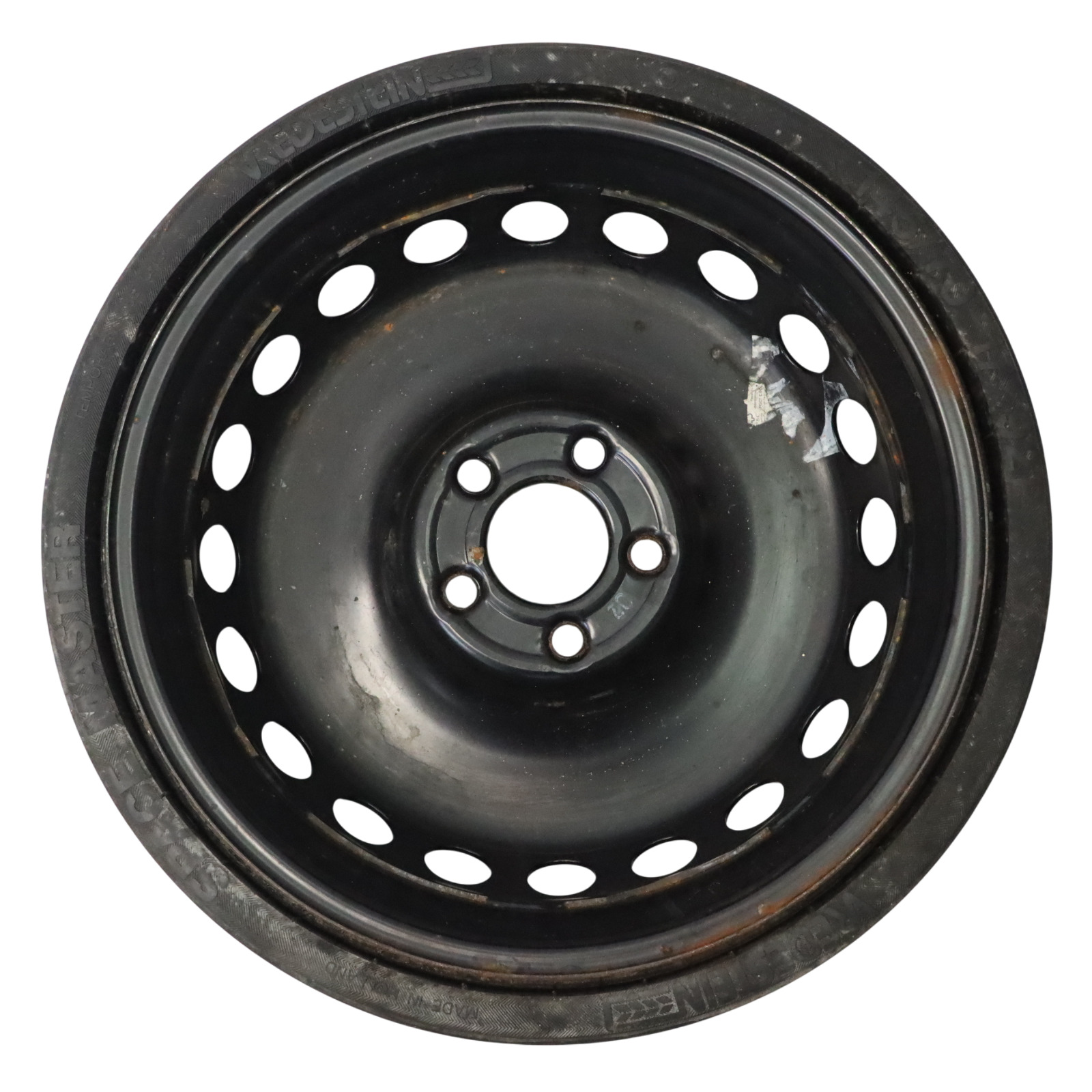 Mercedes R171 Roue secours acier R17 4,5J ET:12 Pneumatique 145/70 A1714000202