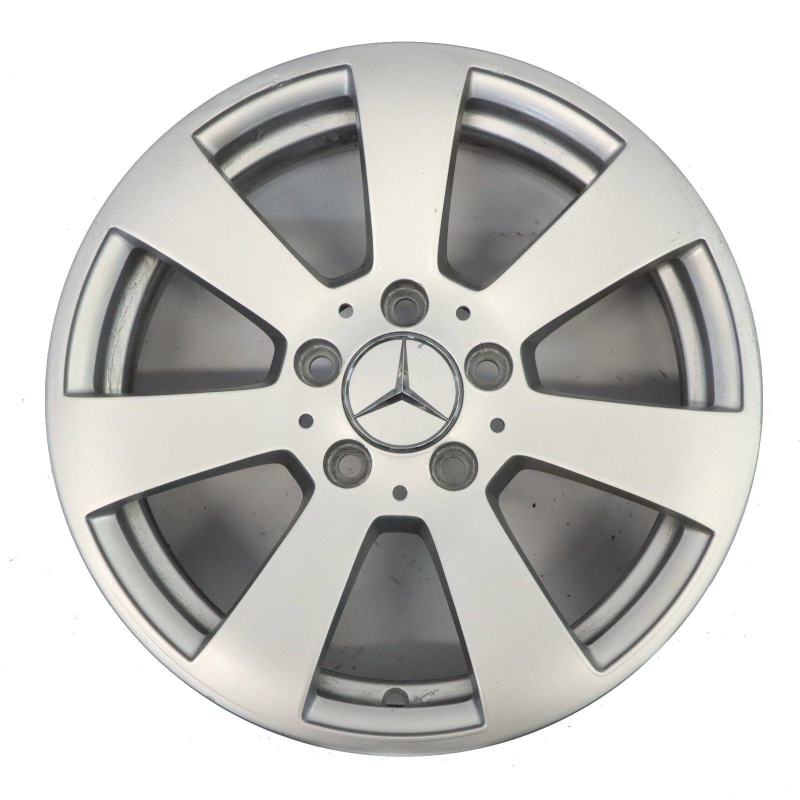 Mercedes W204 Silberne Leicht metall felge 7 Speichen 16" 6J ET:39 A2044011002