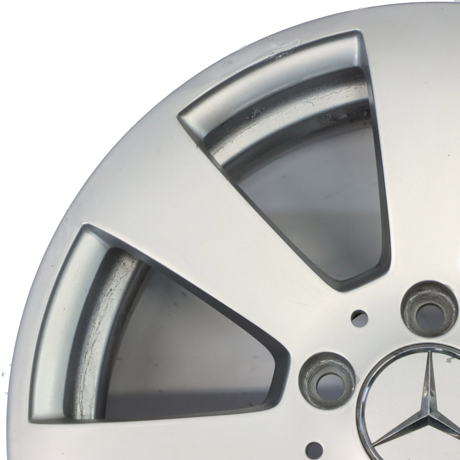 Mercedes W204 Silberne Leicht metall felge 7 Speichen 16" 6J ET:39 A2044011002