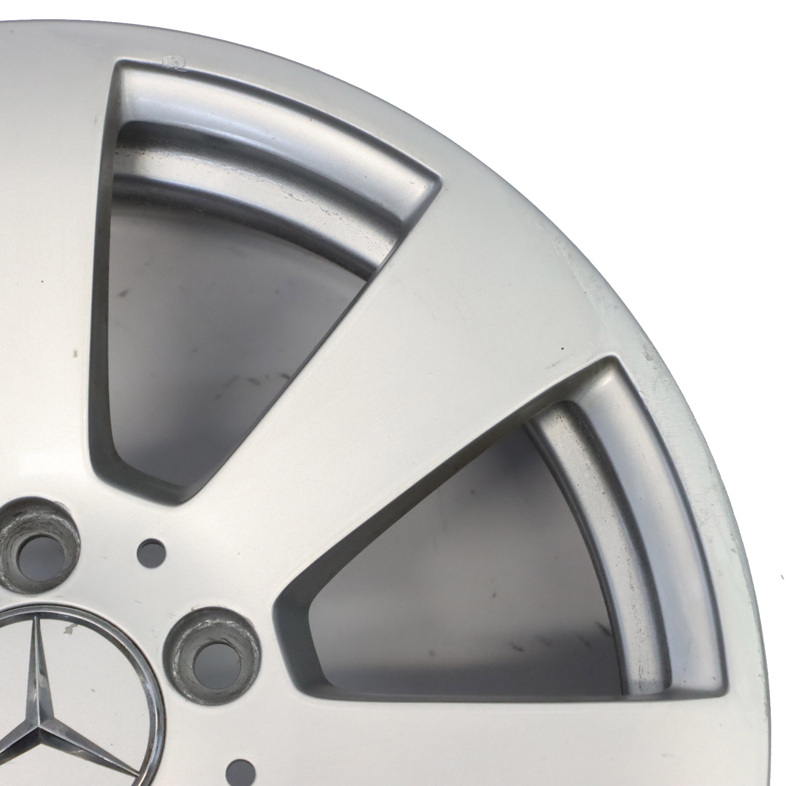 Mercedes W204 Silberne Leicht metall felge 7 Speichen 16" 6J ET:39 A2044011002