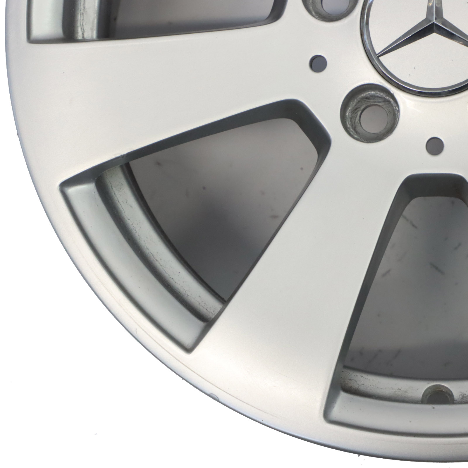 Mercedes W204 Silberne Leicht metall felge 7 Speichen 16" 6J ET:39 A2044011002