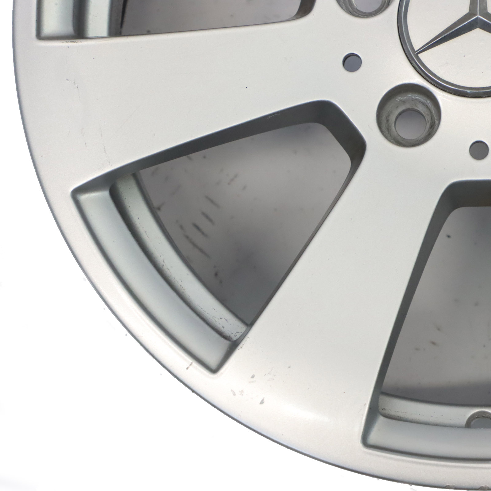 Mercedes W204 Silberne Leicht metall felge 7 Speichen 16" 6J ET:39 A2044011002