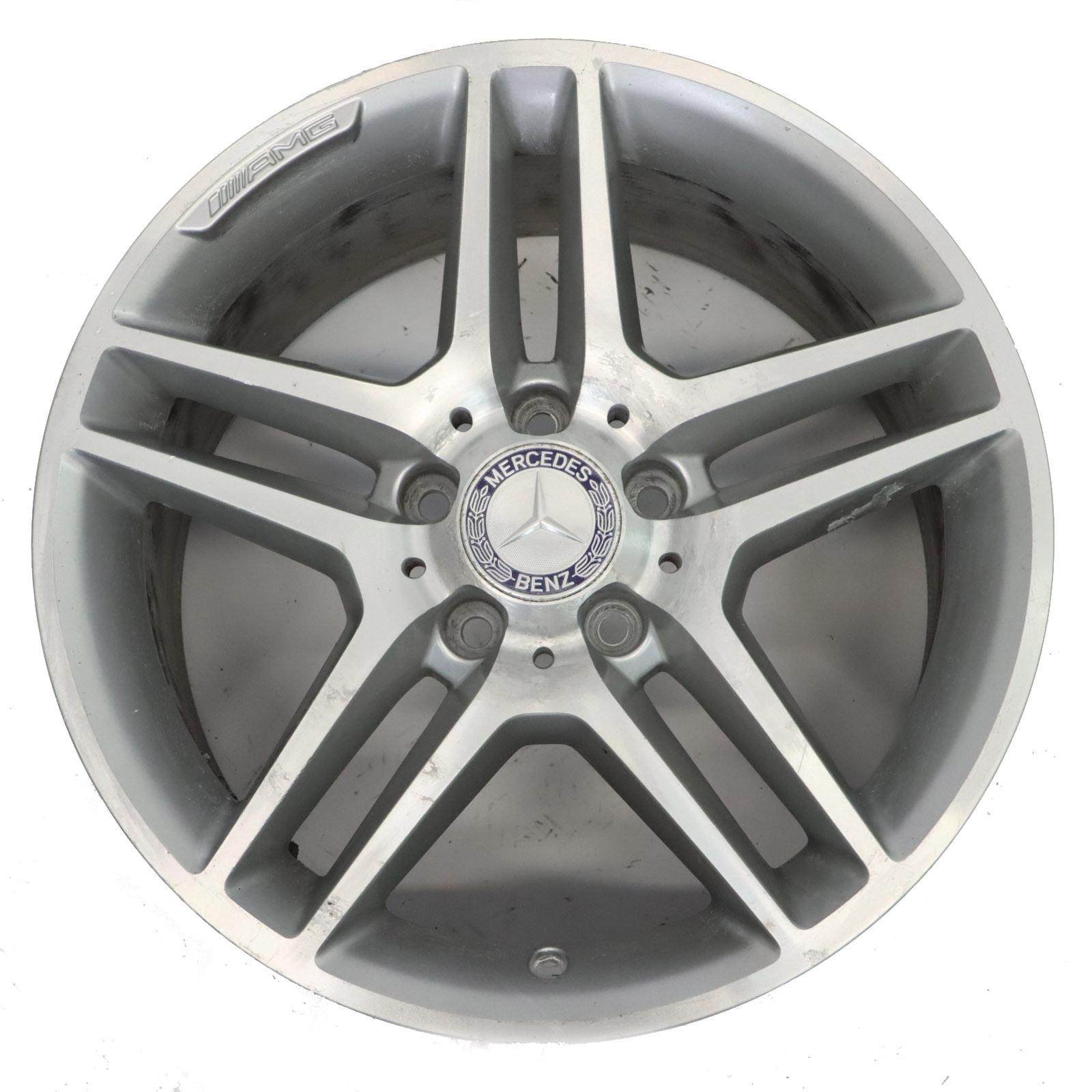 Mercedes W204 AMG Felge Leicht metall 5 Doppel speiche 17" 8,5J A2044012400