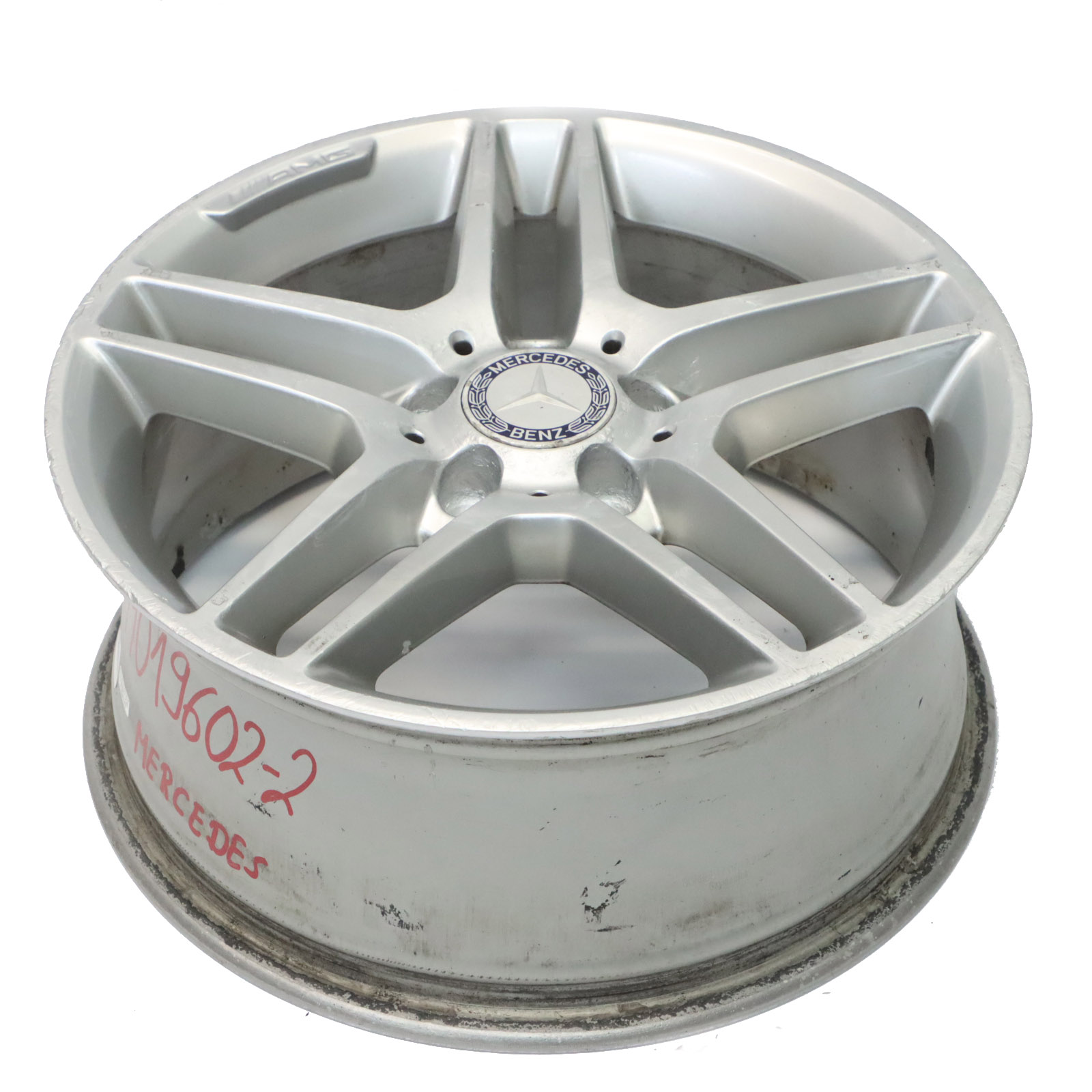 Mercedes W204 AMG Felga Aluminiowa Srebrna 17" ET:47 7,5J A2044019602