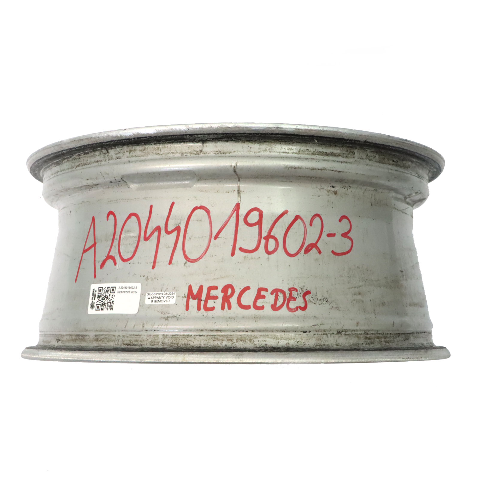 Mercedes W204 AMG Silberne Leicht Metall Felge 17" ET:47 7,5J A2044019602