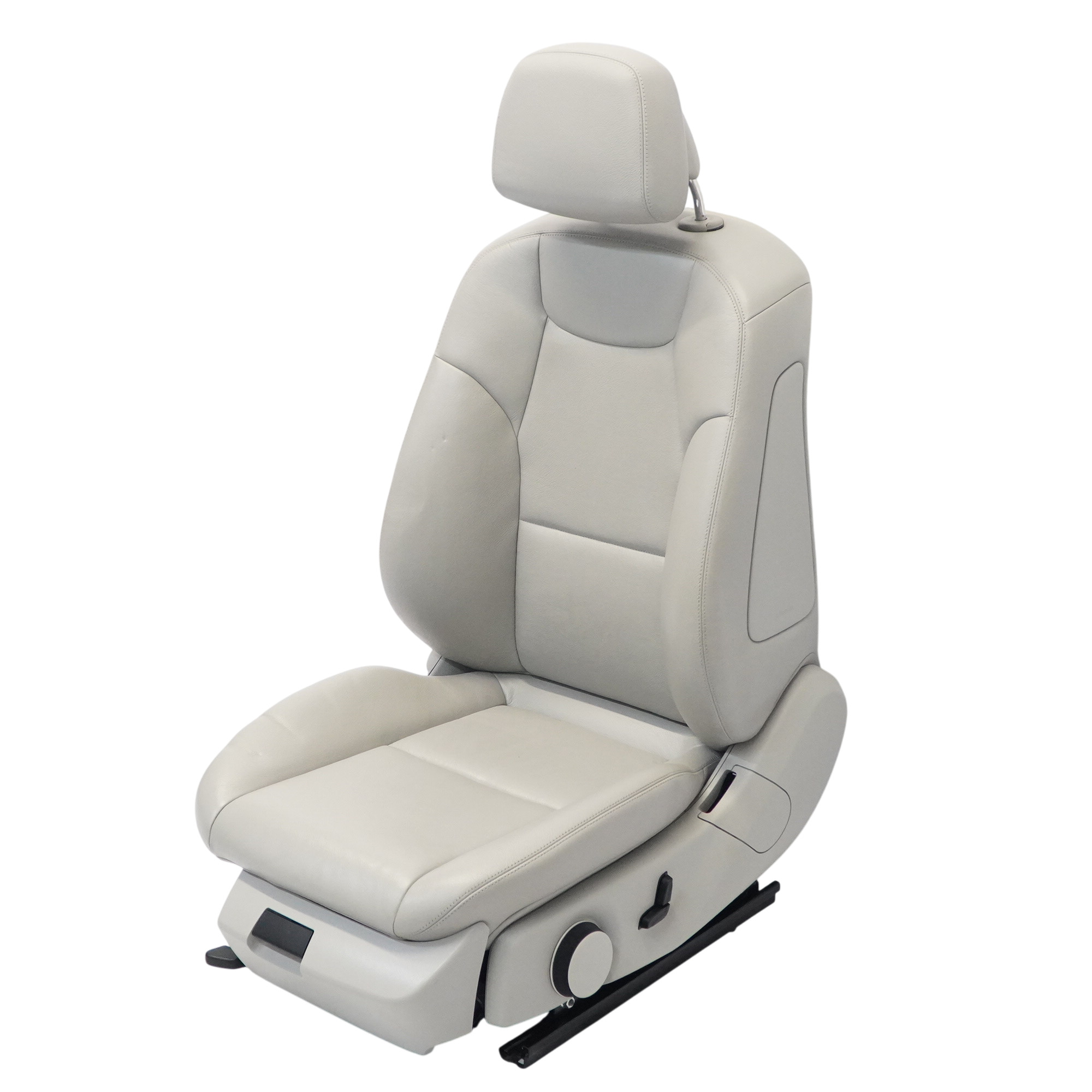 Leder Sitz Mercedes W204 S204 Sport Vorne Links Alpaka Grau Elektrisch