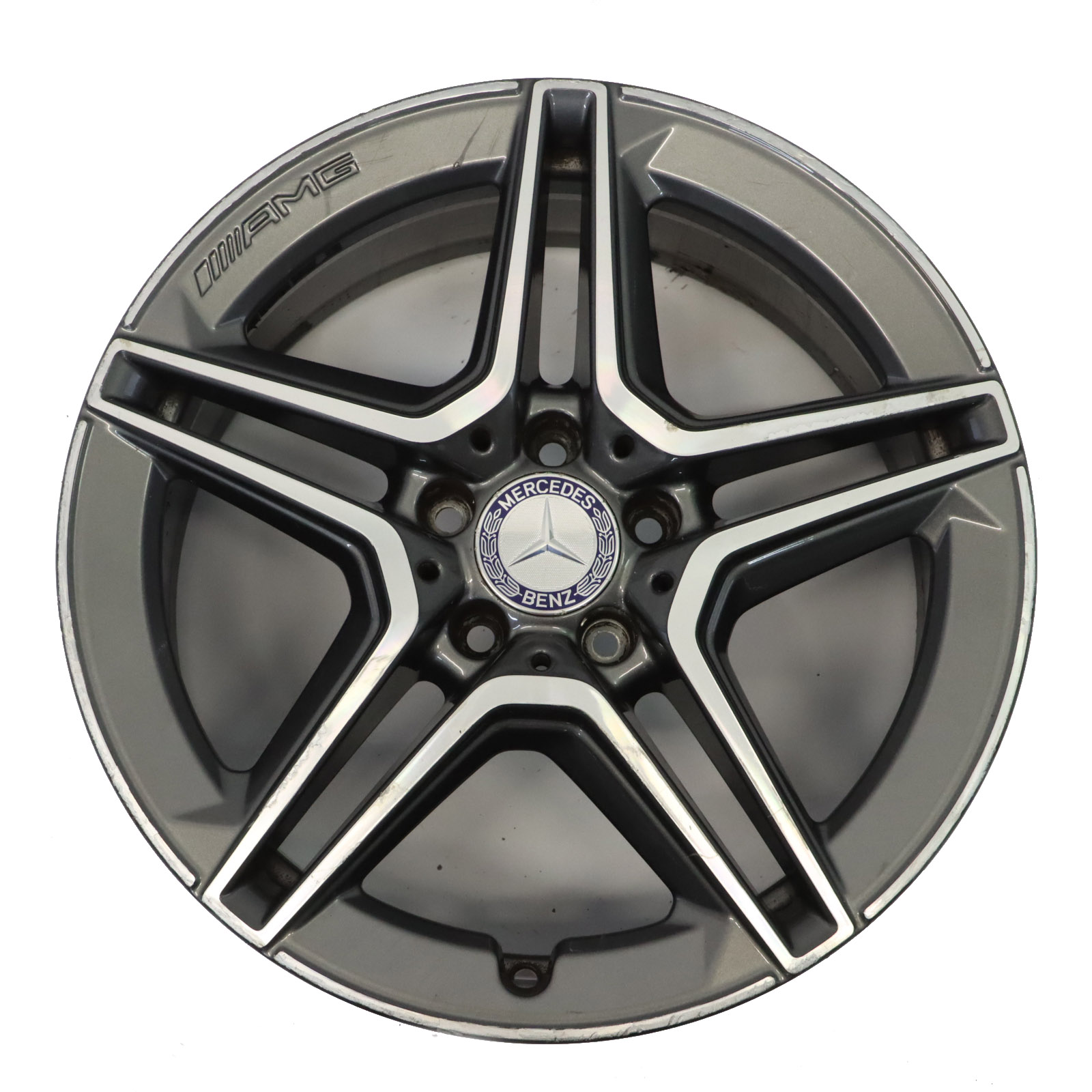 Mercedes W205 Leicht metall felge AMG 18" ET:44 7,5J 5 Doppelspeiche A2054019500