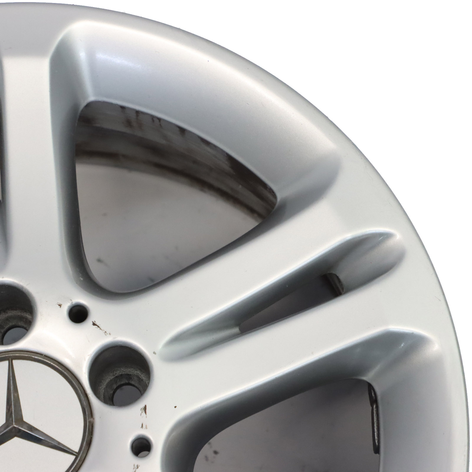 Mercedes W211 Silber Felge 16" 5 Doppel Speiche ET:42 7,5J A2114017102