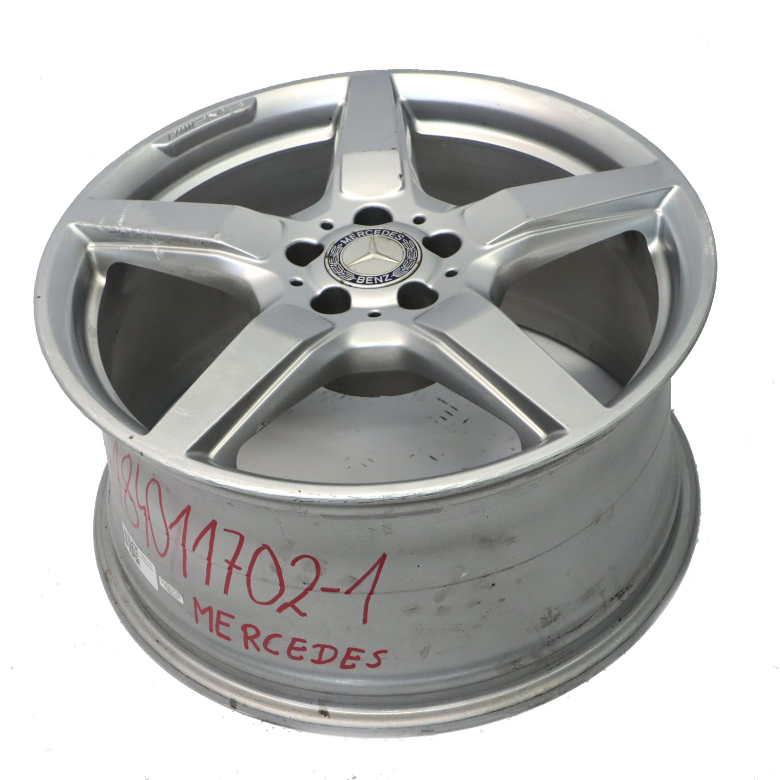 Mercedes CLS C218 Silberne Leicht Metall Felge Hinten 19" 9,5J ET:48 A2184011702