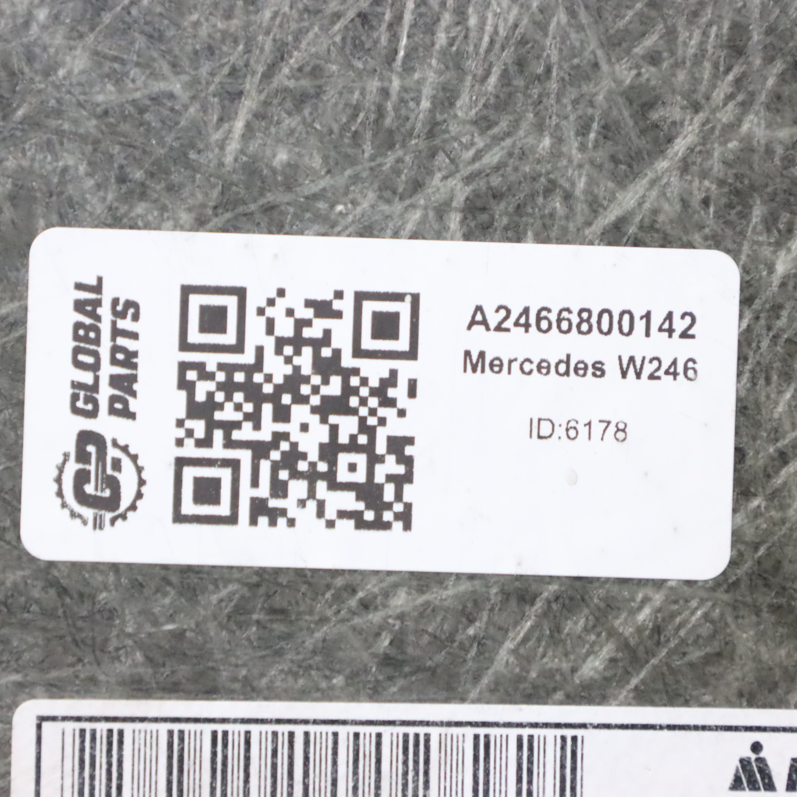 Mercedes W246 Kofferraum Teppich Bodenmatte Rückwand Liner Cover A2466800142