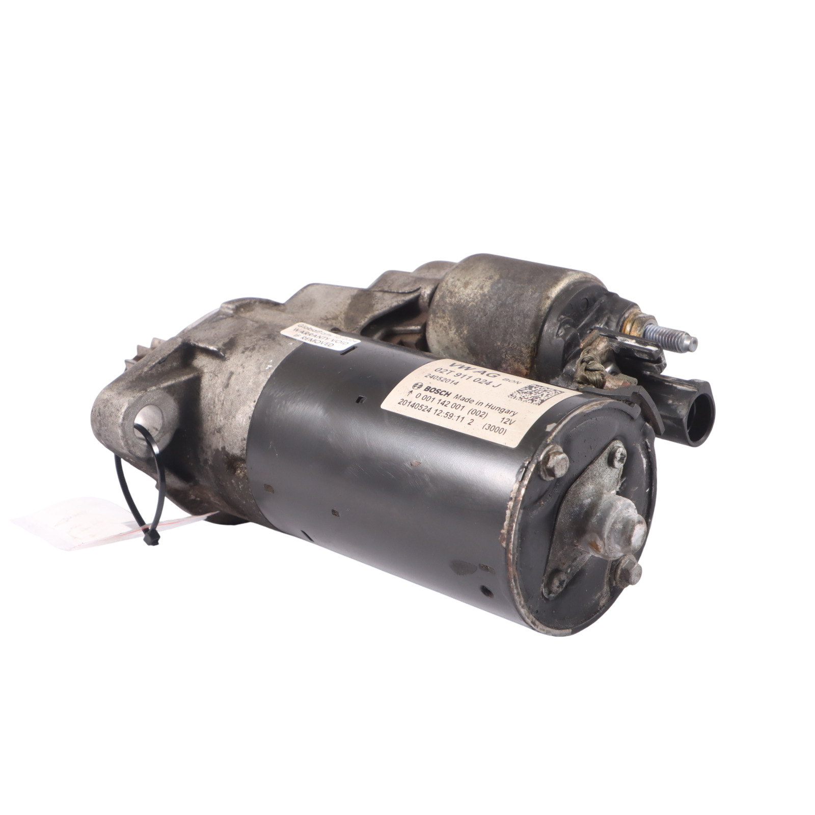 Audi A1 8X 1.2 TFSI CBZA Petrol Engine Starter Motor 02T911024JX