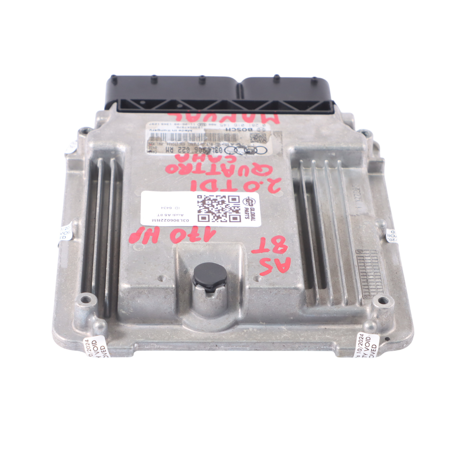 Audi A5 8T 2.0 TDI CAHA 170HP Engine Control Module ECU 03L906022RM Manual