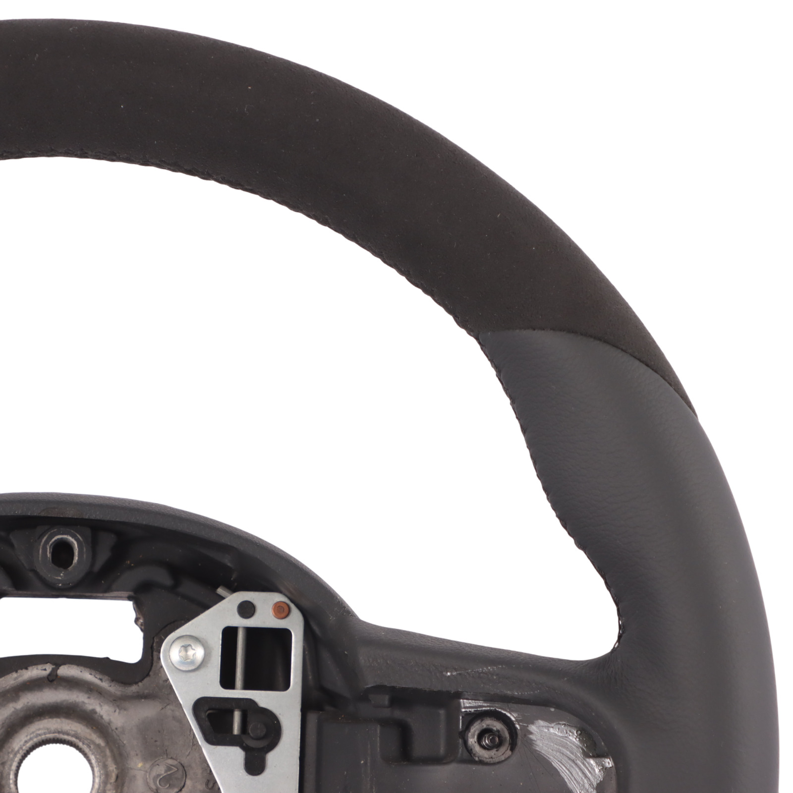 Steering Wheel Mini R55 R56 R57 R58 R60 JCW Sport NEW Black Leather Alcantara