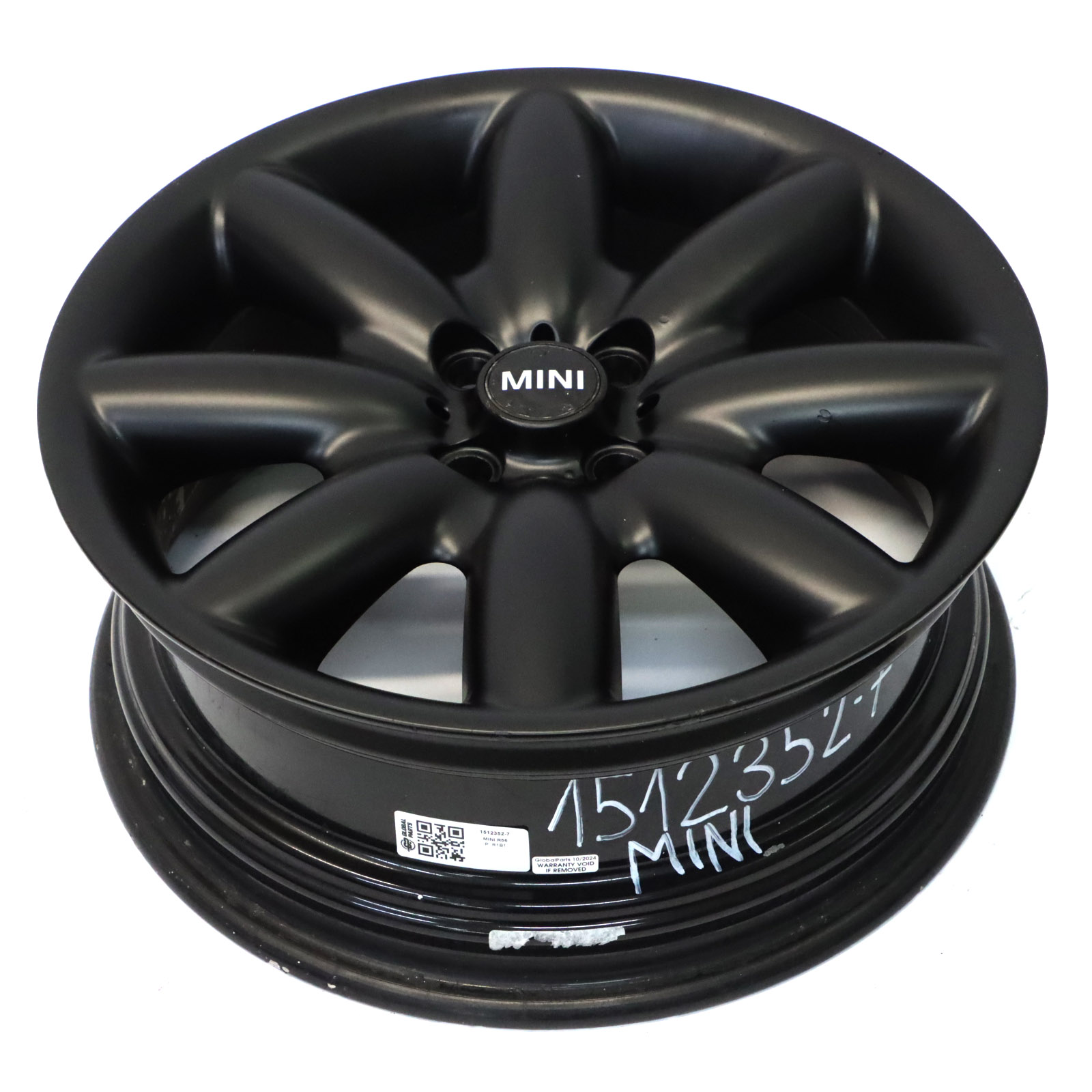 Mini Cooper R50 R53 R55 R56 R57 Jante alliage noire 17" ET:48 7J S-Spoke 85