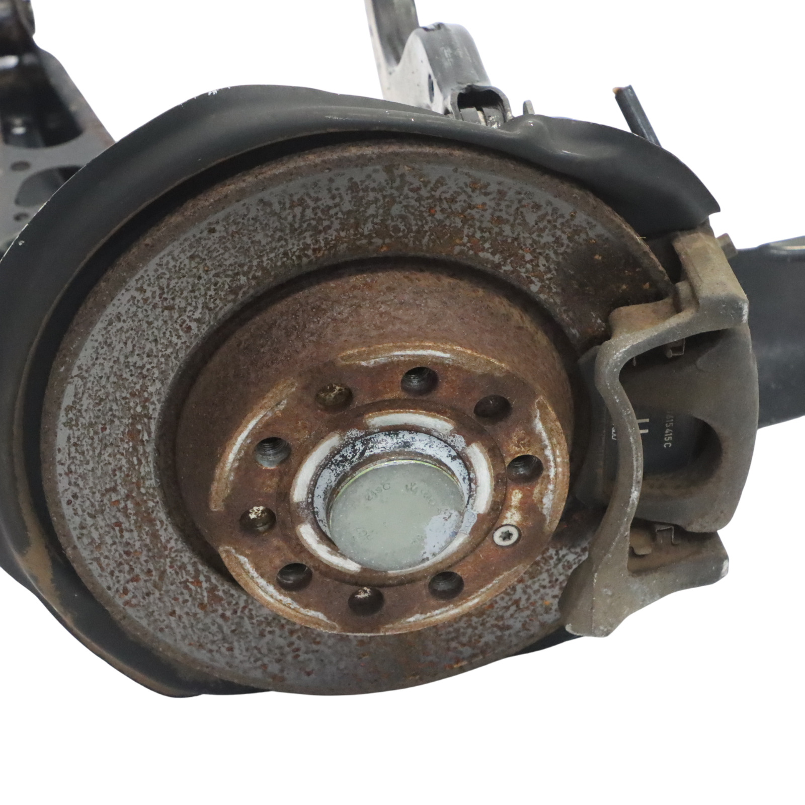 VW Tiguan 5N Rear Suspension Leg Right O/S Wheel Hub Brake Disc 3C0505434K