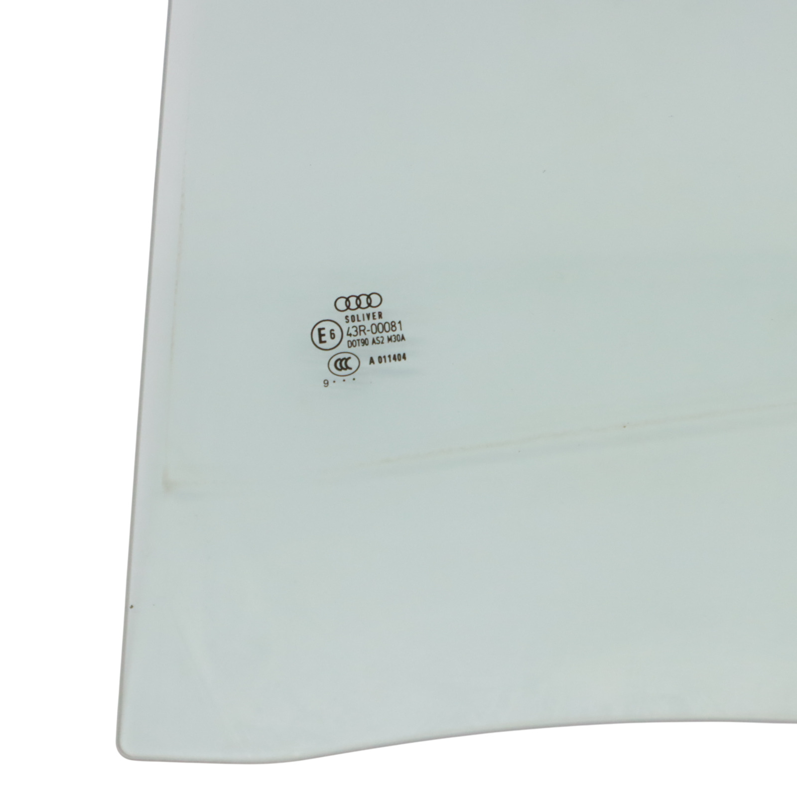 Audi A6 C6 Rear Side Window Glass AS2 Glazing Green Left N/S 4F5845205