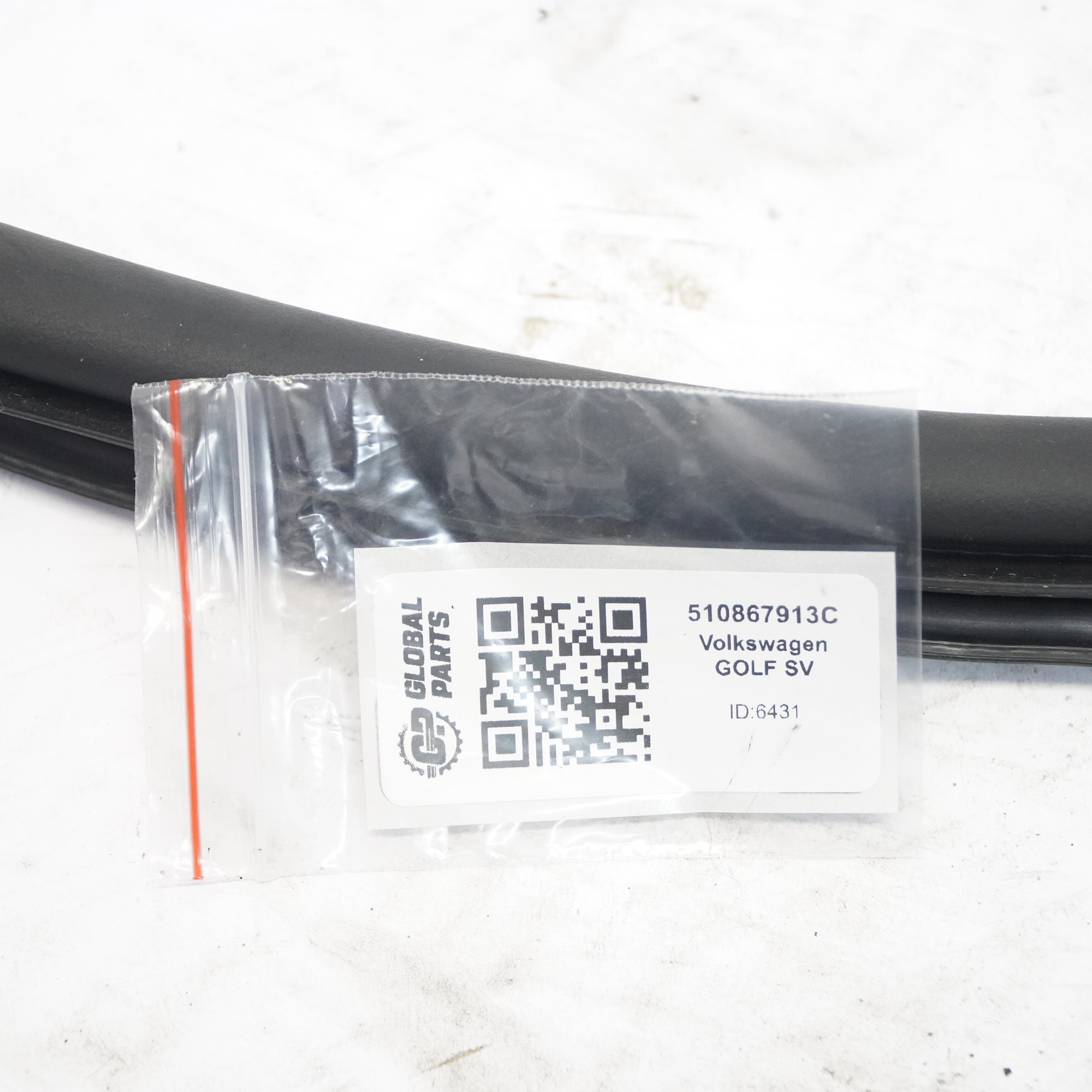 Volkswagen Golf Sportsvan Door Seal Rear Left N/S Rubber Gasket 510867913C