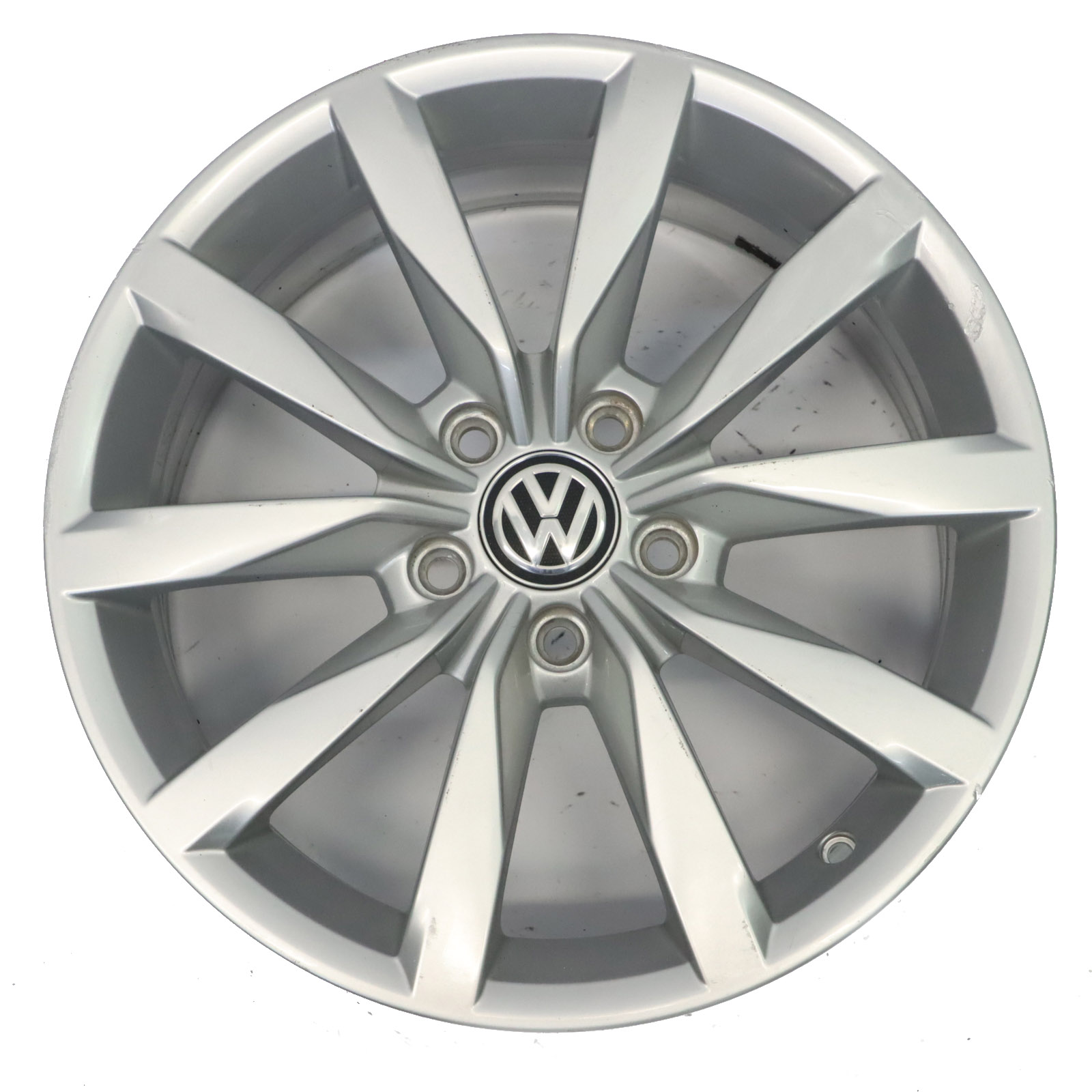 Volkswagen Golf Mk7 Silberne Leicht Metall Felge 17" 7J ET49 5G0601025CH