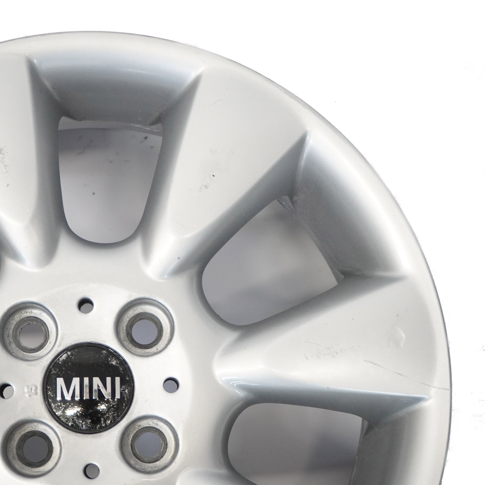 Mini Cooper R50 R52 R53 Argent Jante Alliage 16" 6,5J ET:48 7-Spoke 92 6763297