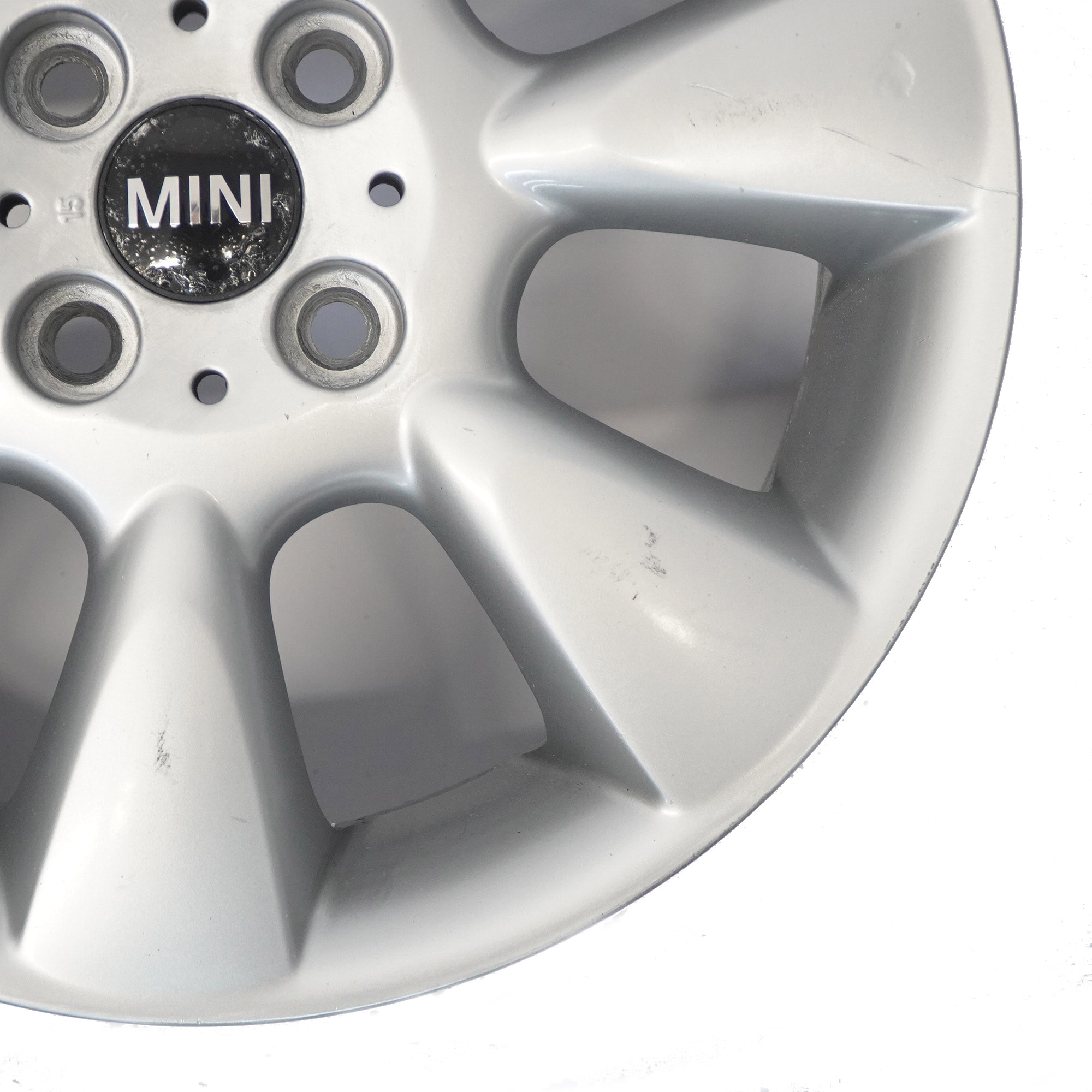 Mini Cooper R50 R52 R53 Argent Jante Alliage 16" 6,5J ET:48 7-Spoke 92 6763297