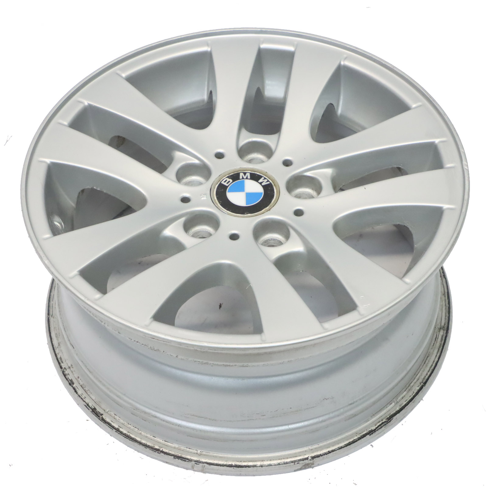 BMW 3 E90 E91 Argent Jantes Alu Alliage 16 " Rayons Doubles 156 7J Et :3 4