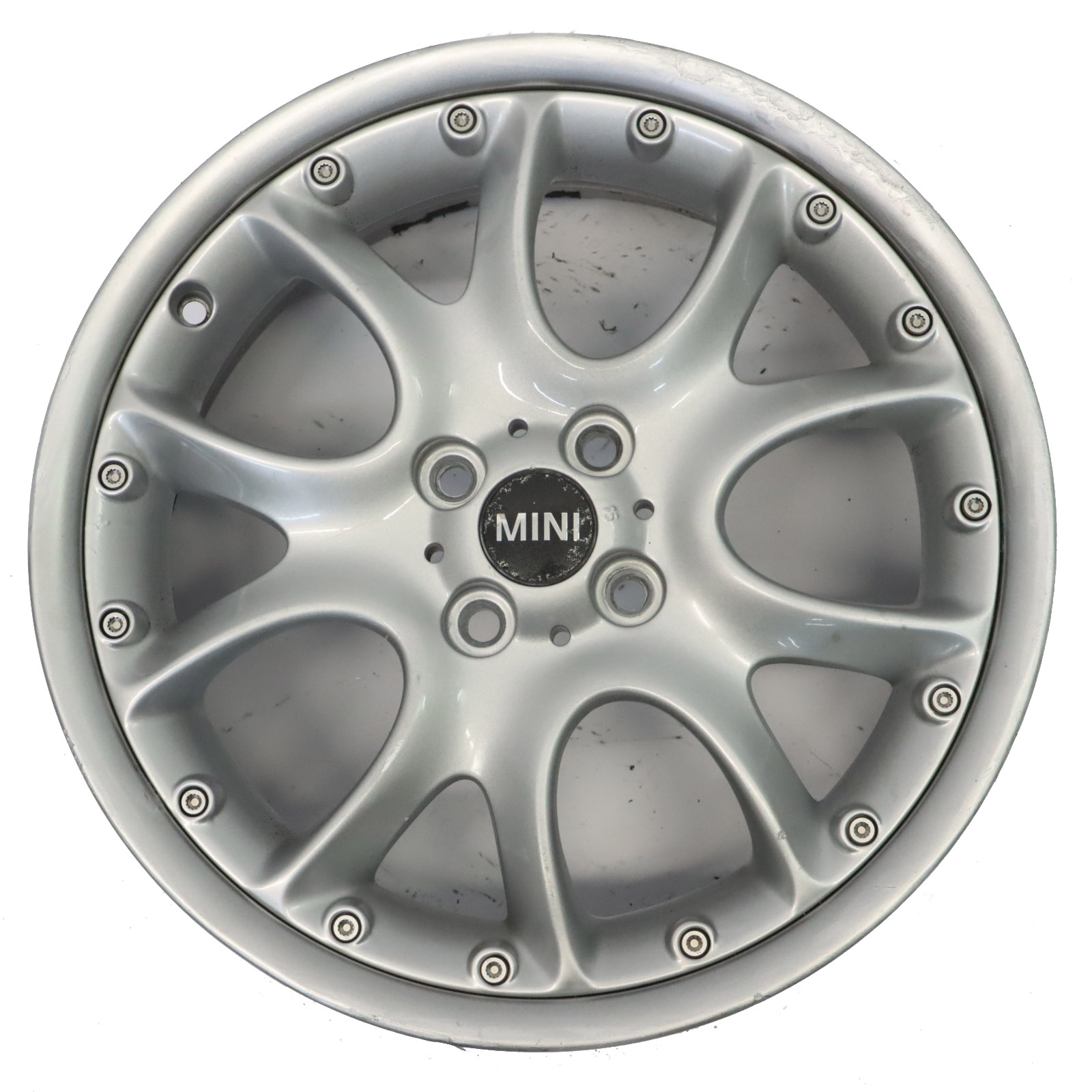 Mini Cooper R50 R53 R56 Argent Jantes Alu 7J Et : 48 17 " Web Spoke Composite 98