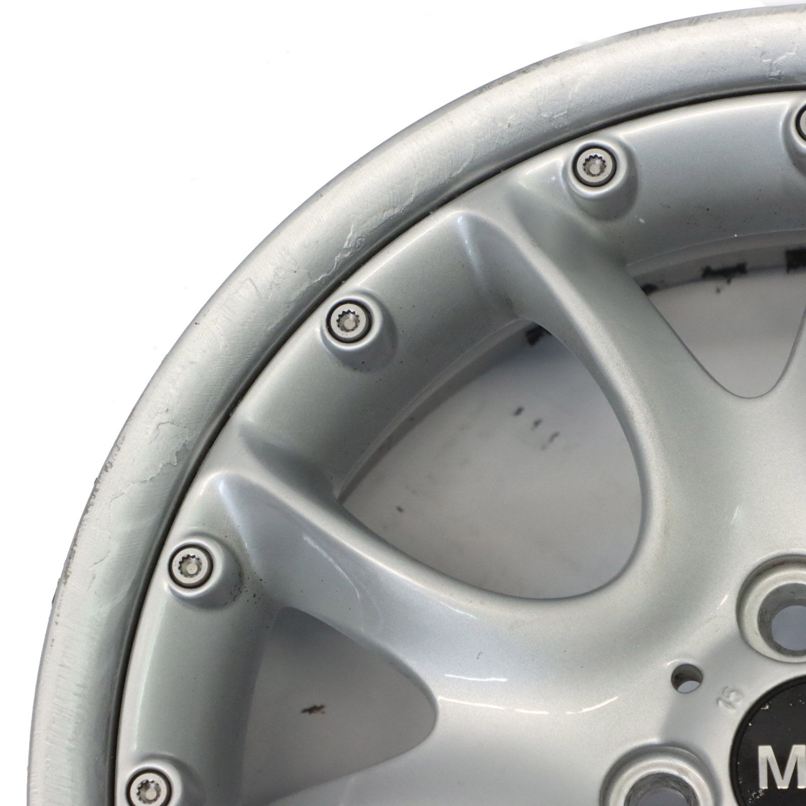 Mini Cooper R50 R53 R53 R56 Silber Felge 7J 17" ET:48 Web Spoke Composite 98