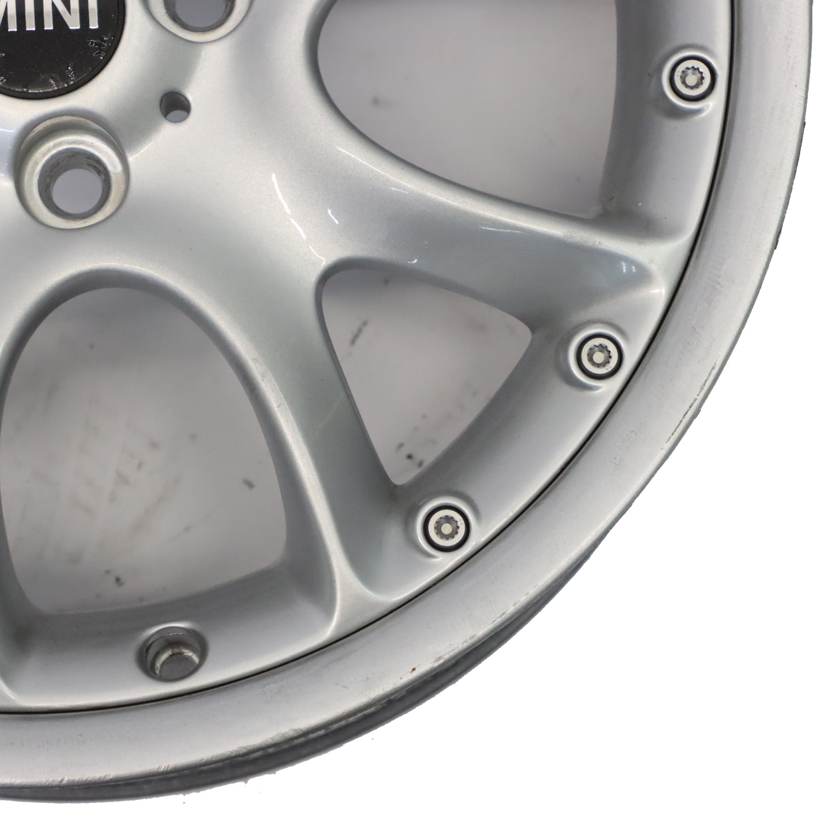 Mini Cooper R50 R53 R53 R56 Silber Felge 7J 17" ET:48 Web Spoke Composite 98