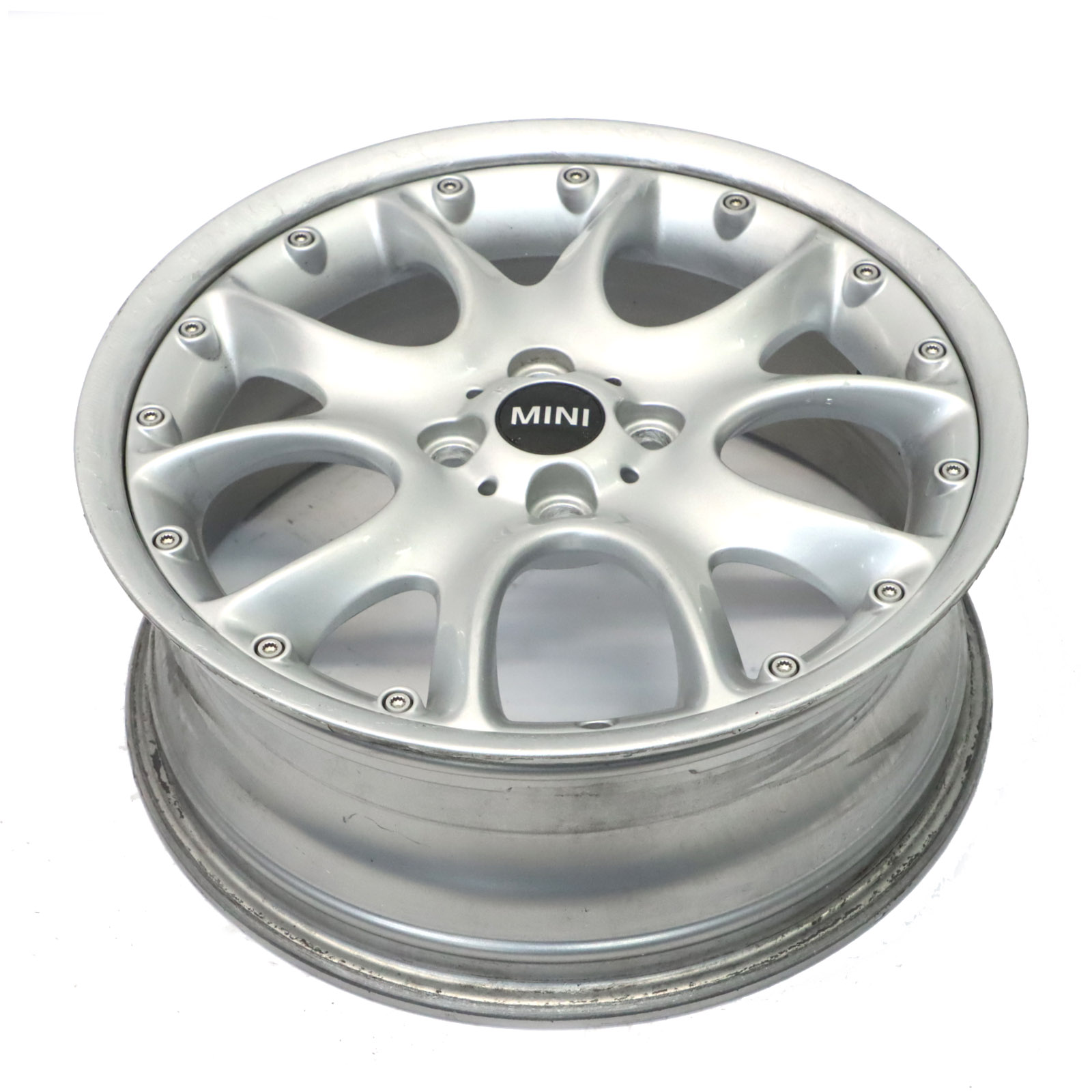 Mini Cooper R50 R53 R53 R56 Silber Felge 7J 17" ET:48 Web Spoke Composite 98