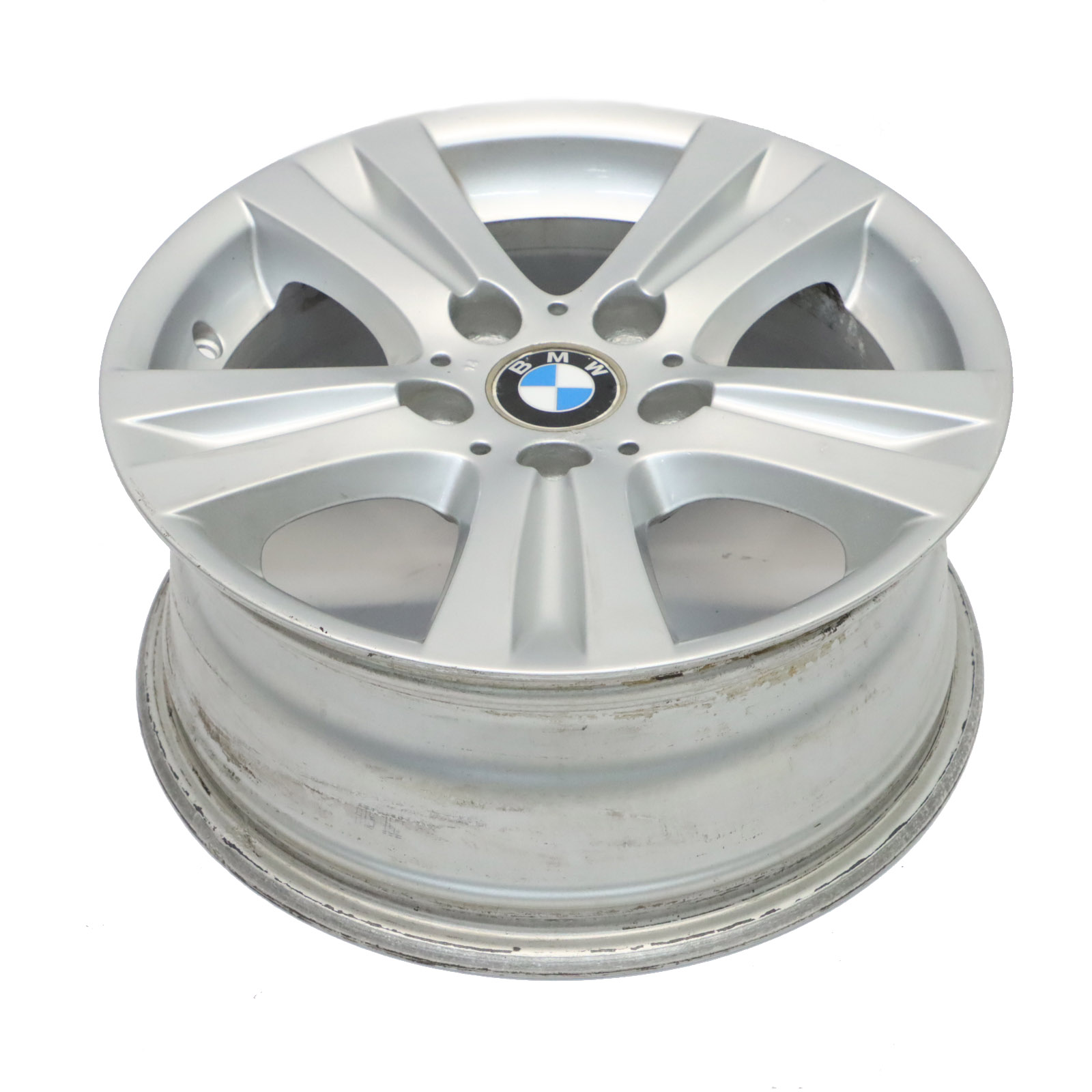 BMW E81 E87 E88 Silver Wheel Alloy Rim 16" 7J ET:44 Double Spoke 222 6779696