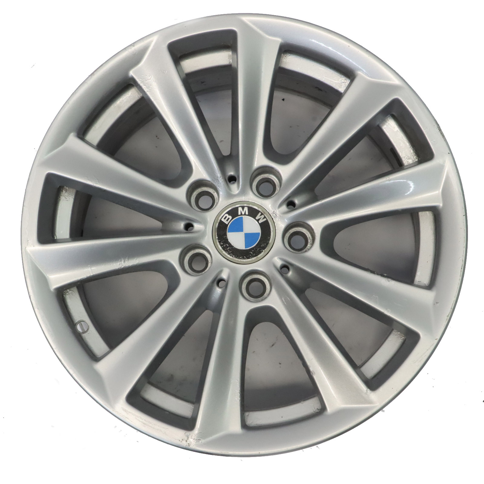 BMW F10 F11 F12 Silver Alloy Wheel Rim 17" V Spoke 236 8J ET:30 6780720