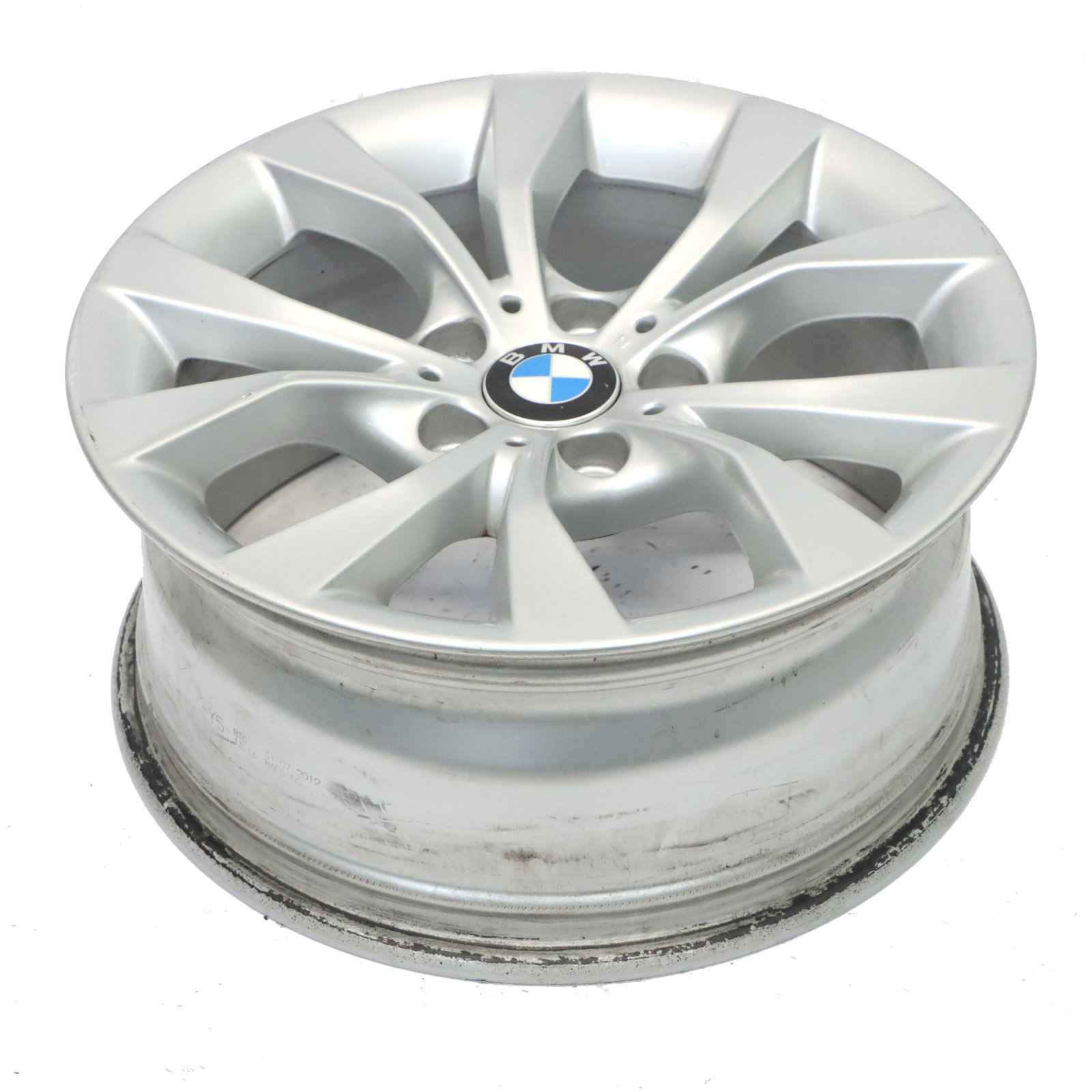 BMW X1 er E84 Silber Alu Felge Alufelge 17" V-Speiche 318 ET:34 7,5J 6789141