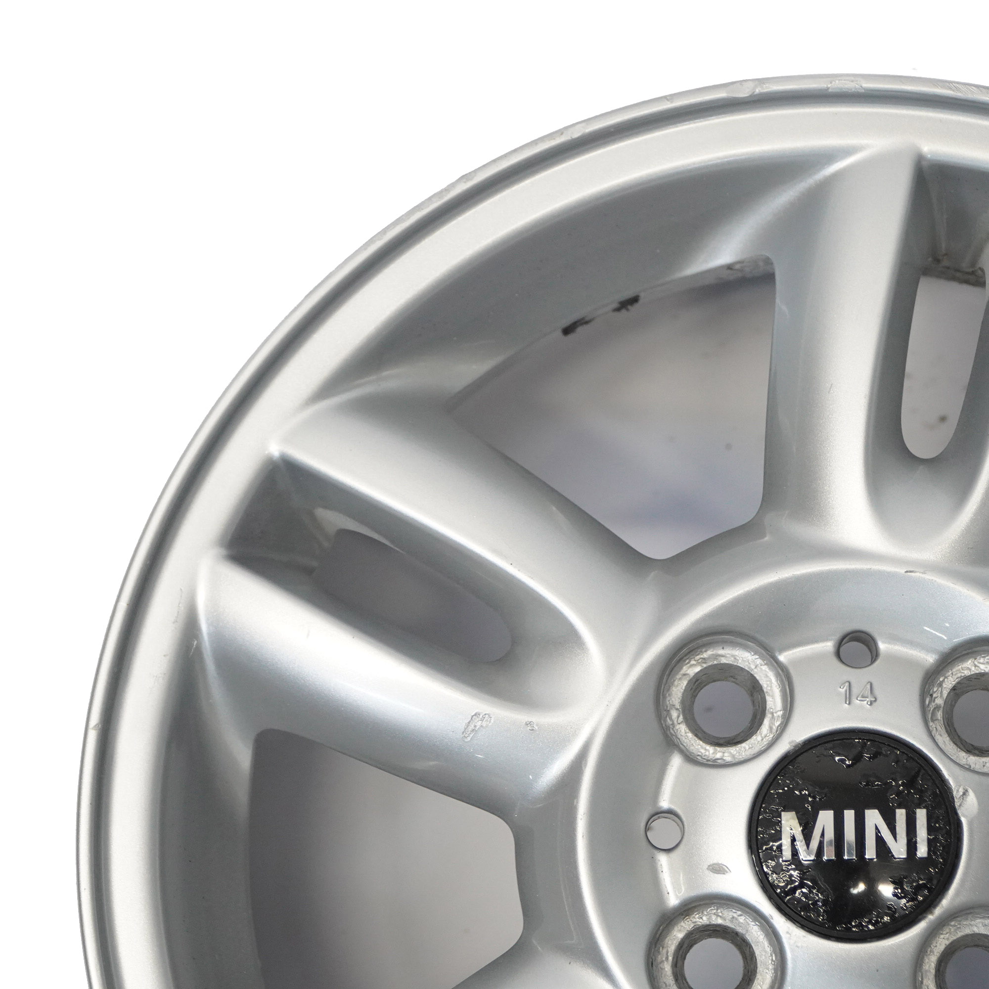 Mini Cooper R55 R56 Silber Alu Felge Alufelge 15" 5,5J 5 Star Twin Spoke 118