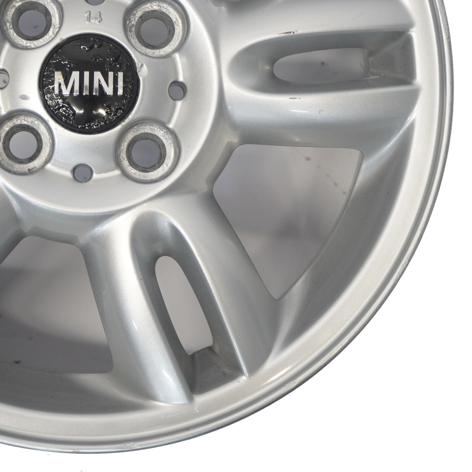 Mini Cooper R55 R56 Silber Alu Felge Alufelge 15" 5,5J 5 Star Twin Spoke 118